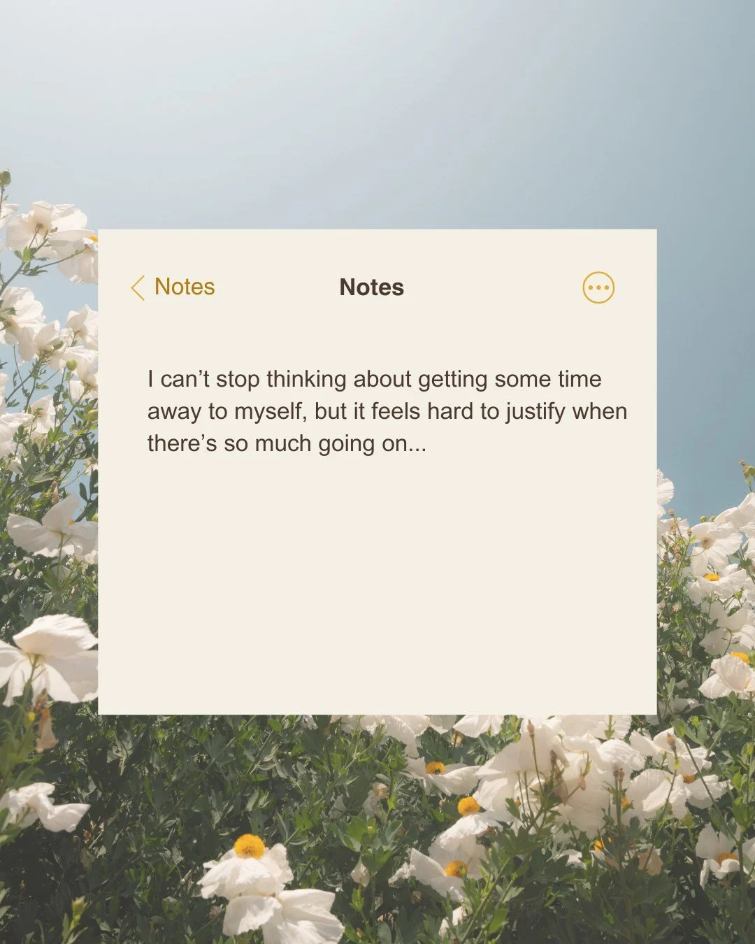 If you&rsquo;ve seen the festival or Yorkshire Dales weekend and thought about it, but haven&rsquo;t booked, that&rsquo;s OK.

Most people don&rsquo;t decide straight away.

They think about it, check diaries and often put themselves last.

If it kee