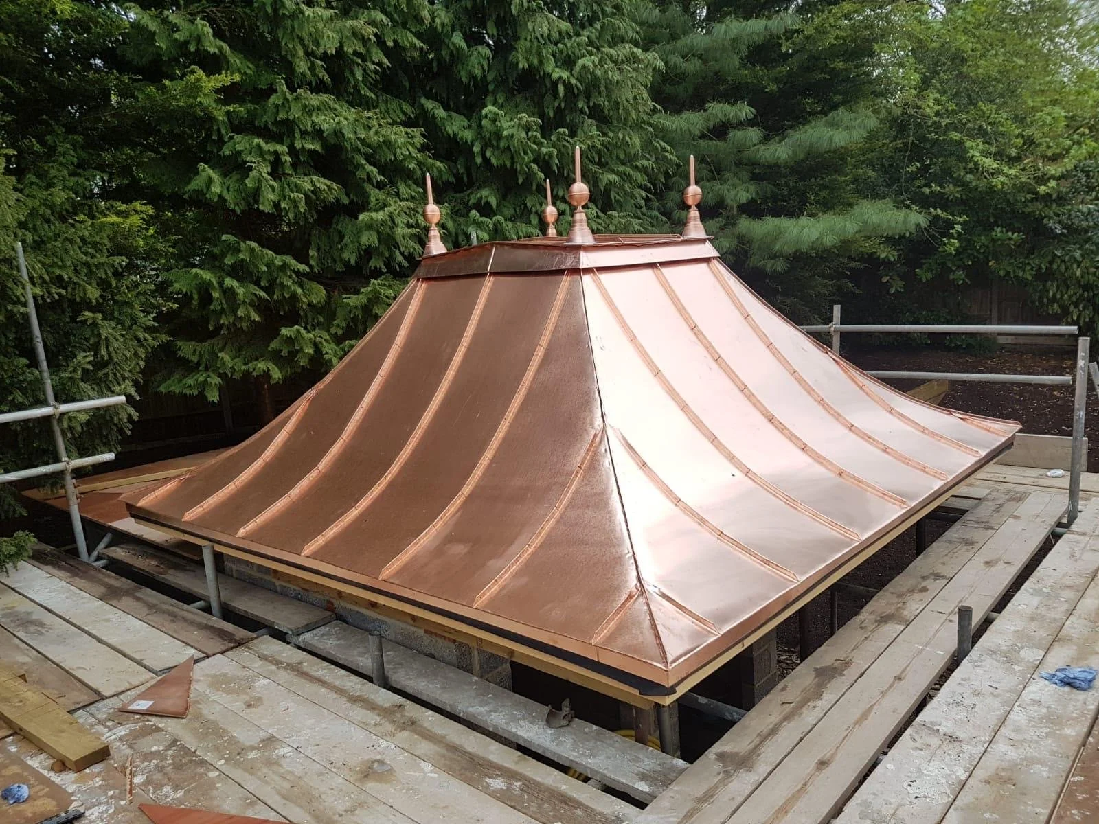 Copper & zinc sheet roofing