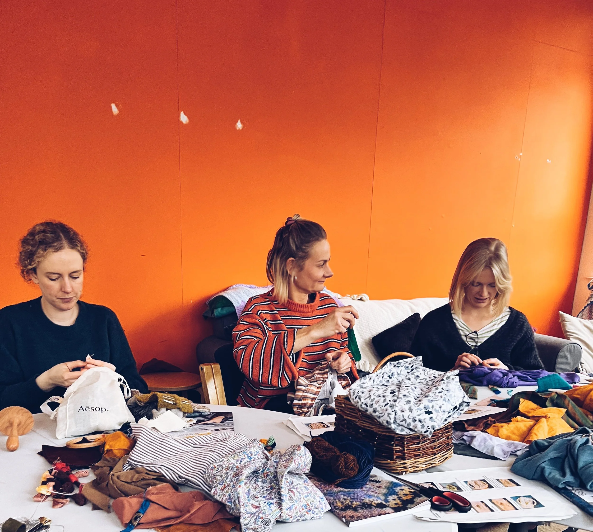 Mending Workshop at St Annes House Bristol, BS4 - Thrawan