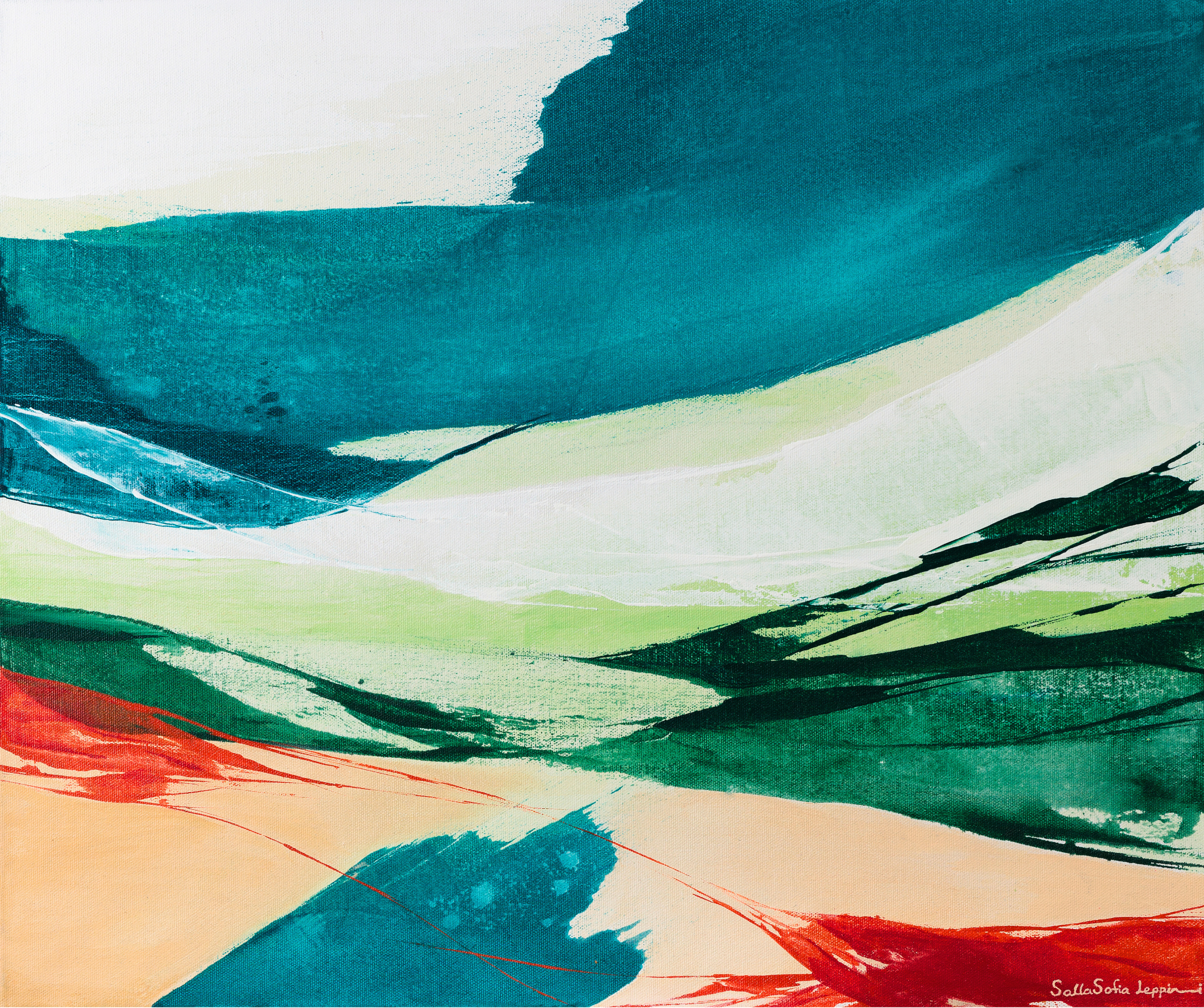 Mediterranean Summer original artwork