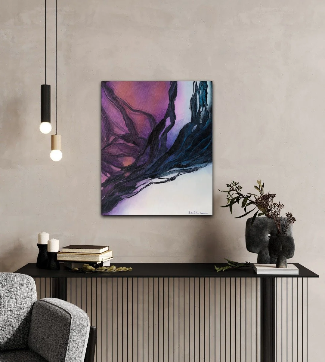 'Lucid dreaming' - Alkuperäinen abstrakti maalaus