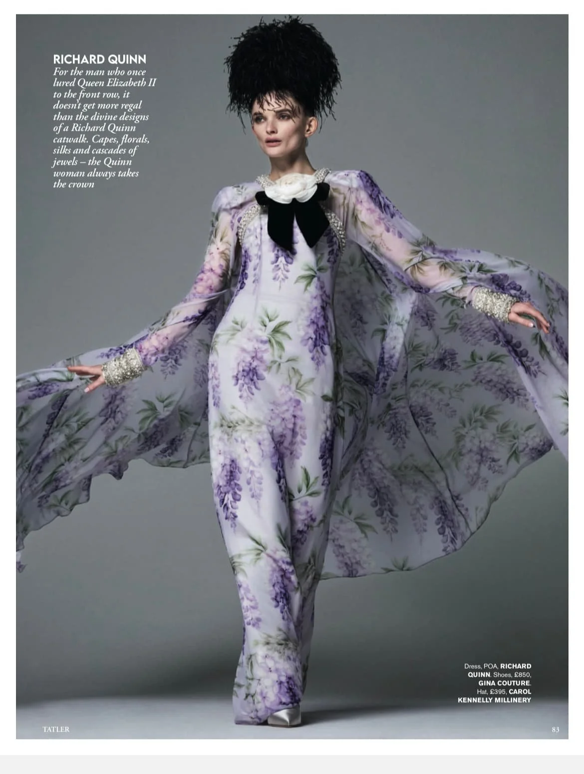Carol Kennelly Millinery in Tatler