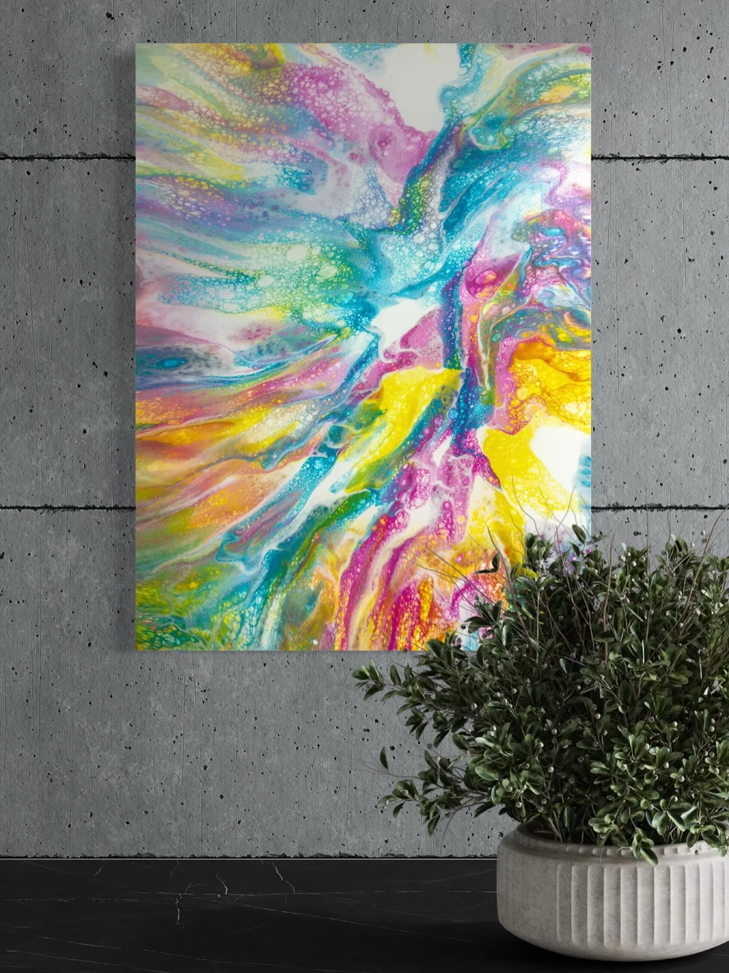 Spectrum
A vibrant blend of swirling colors captures the movement of light. #