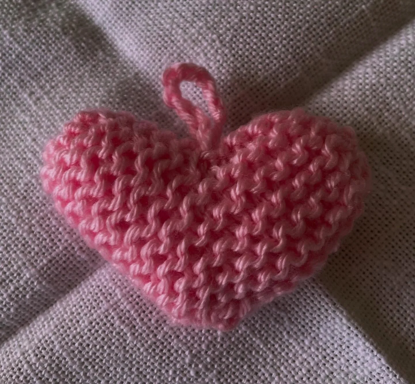 Noch ein kleines Herzchen gestrickt 🫶❤️💖💘😀😘