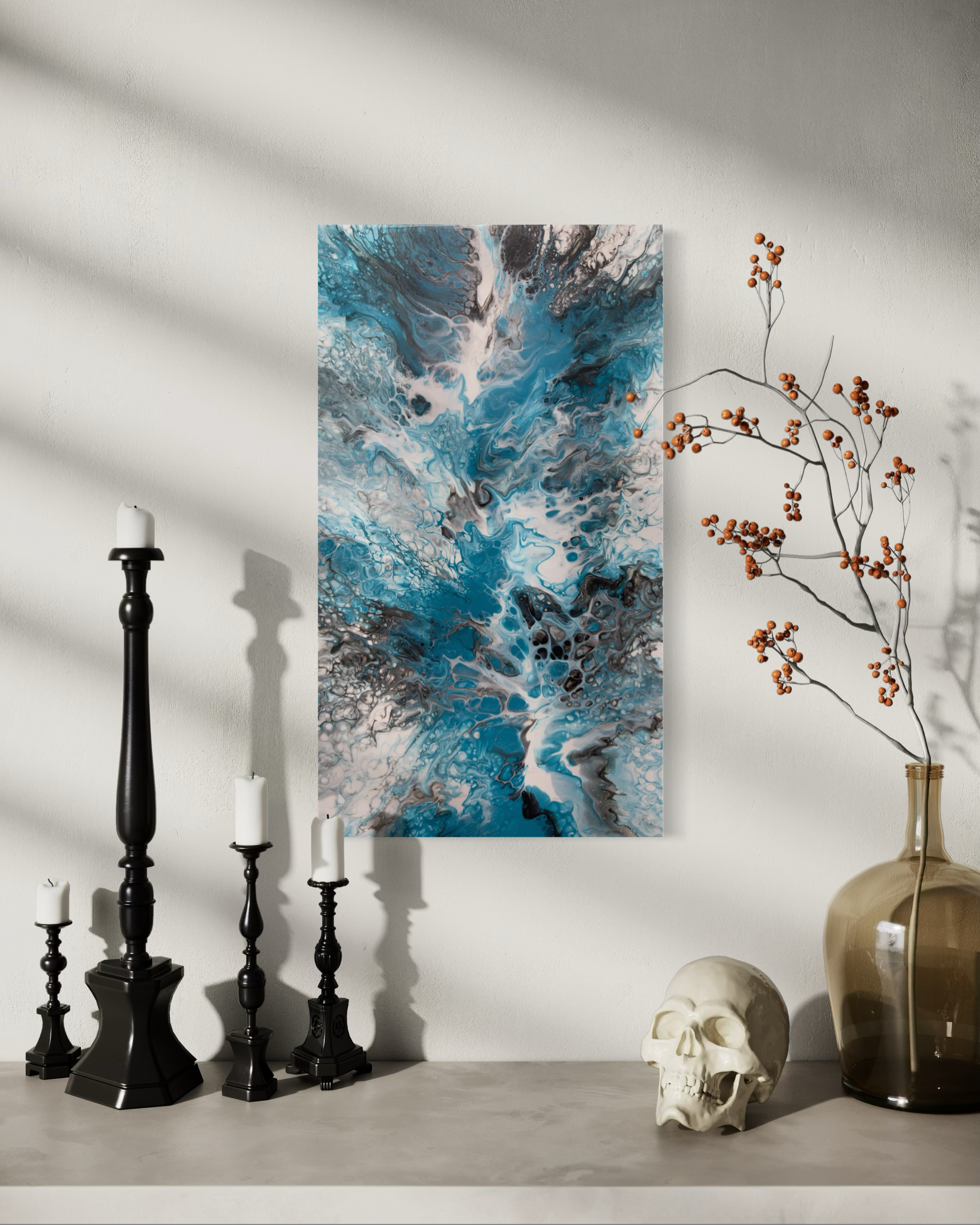 Tides of Infinity 60 x 30 cm Keilrahmen