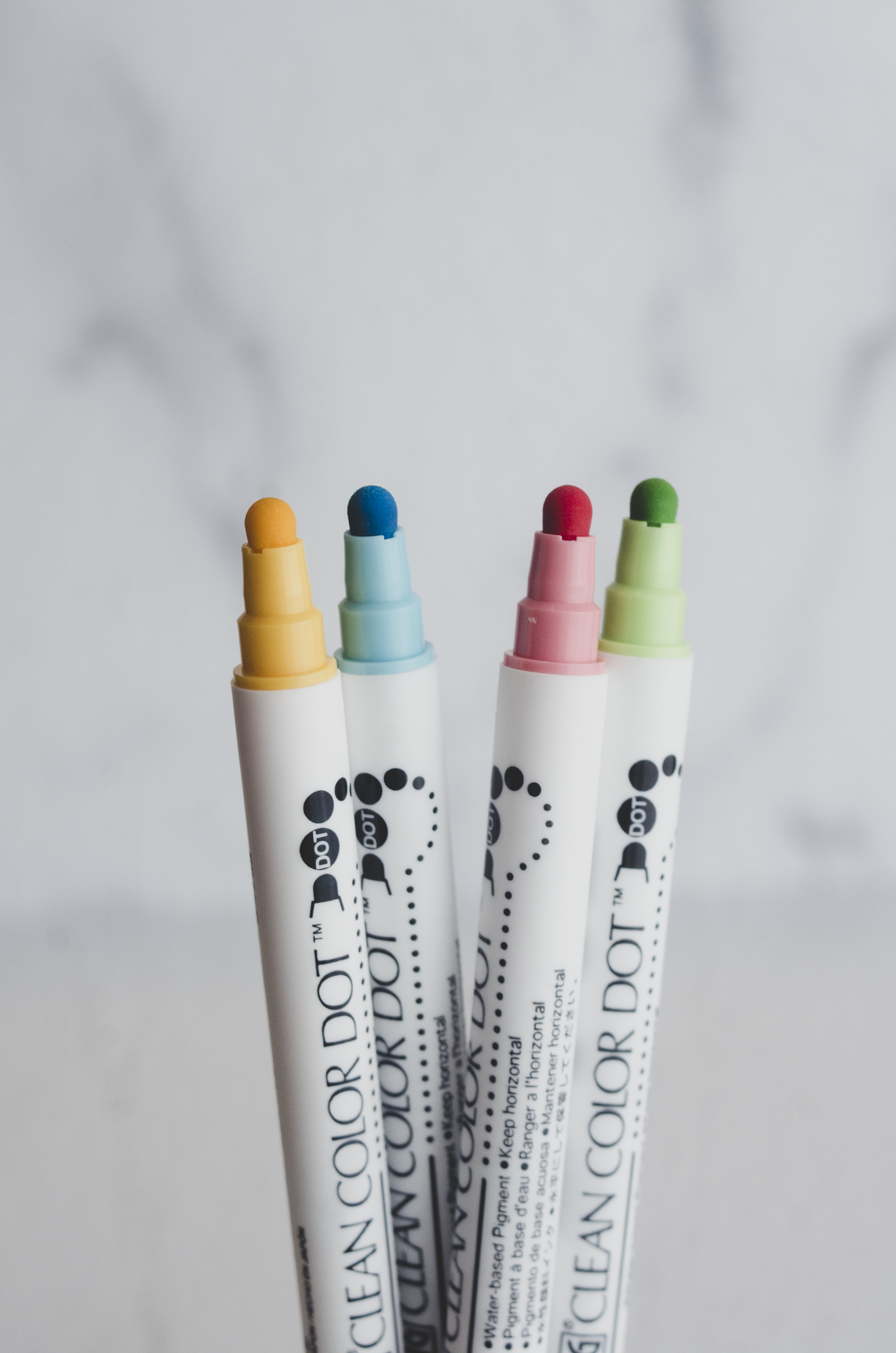 Kuretake Zig Clean Color Dot - Set of 4