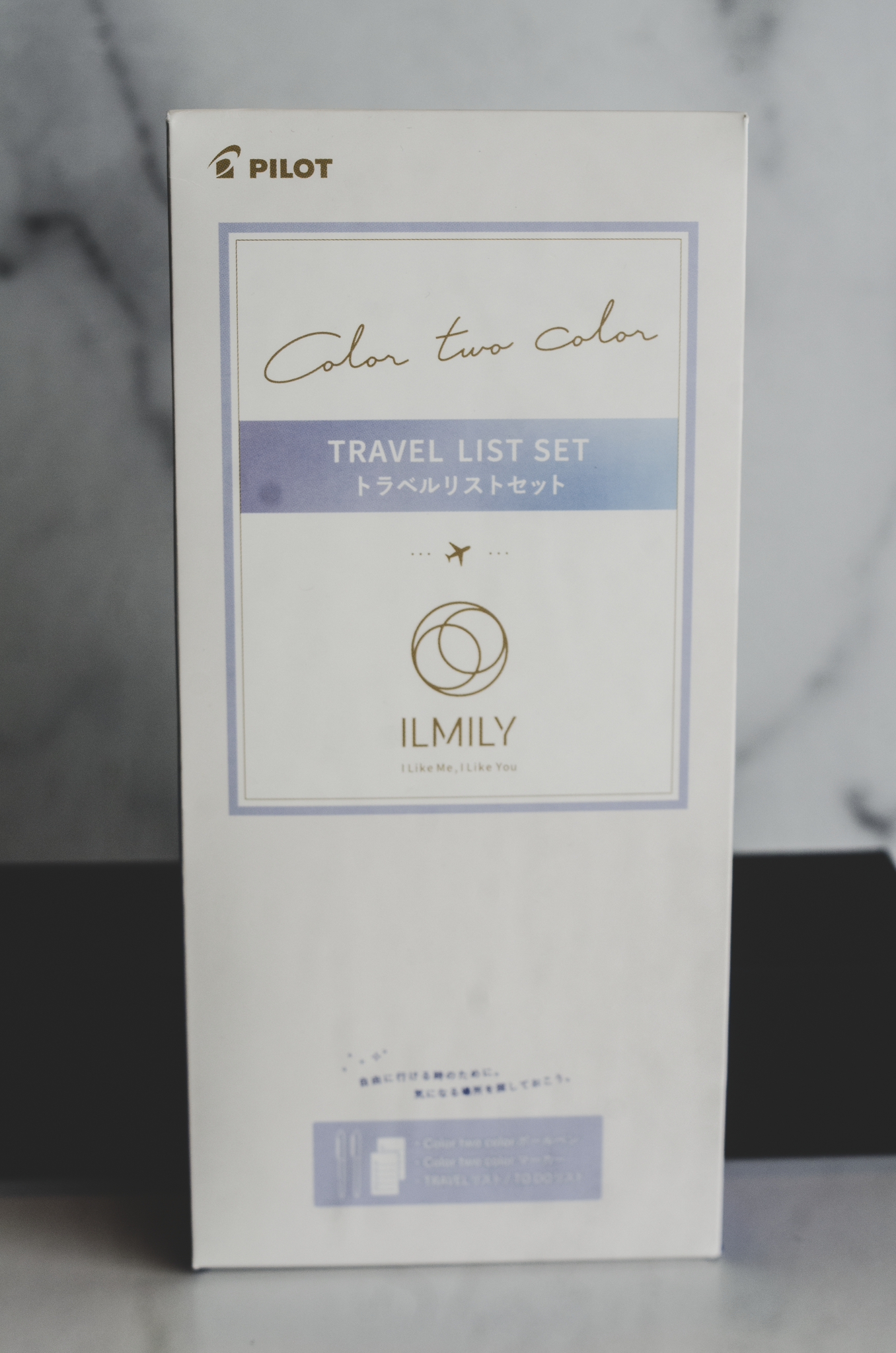 Pilot x Ilmily Color Two Color Travel List Set