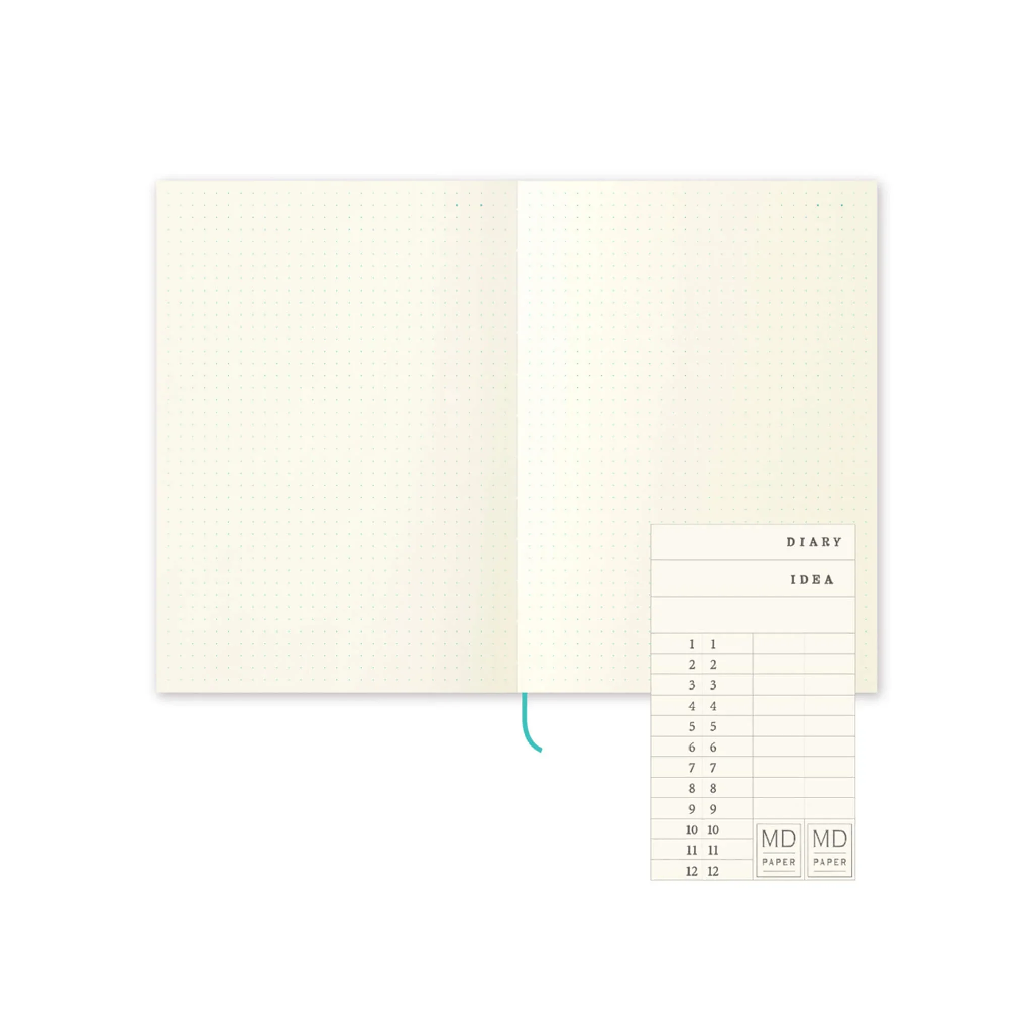 Midori A5 Dot Grid Notebook w/ Cover