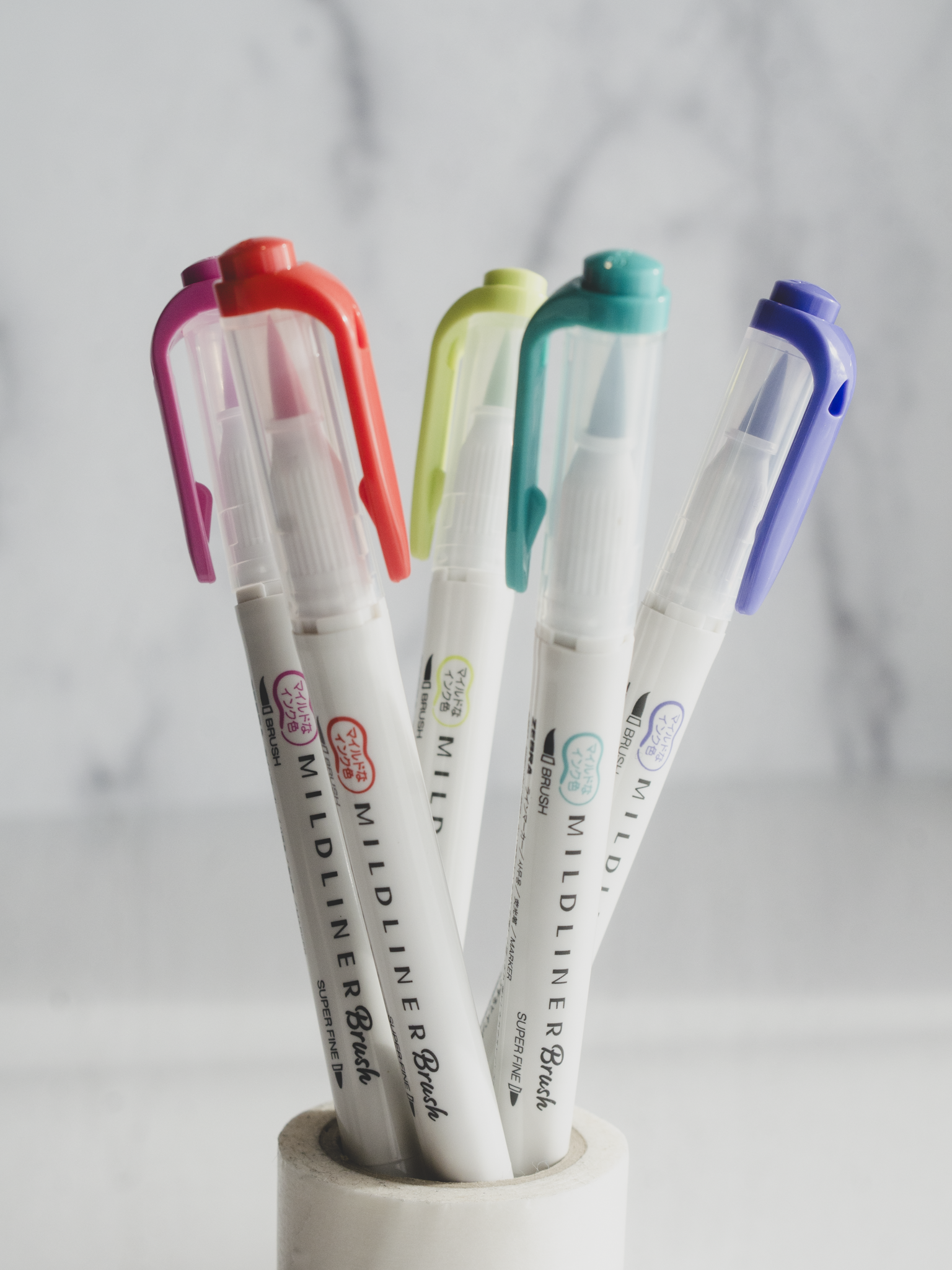 Zebra Mildliner Dual-tip Brush Pens