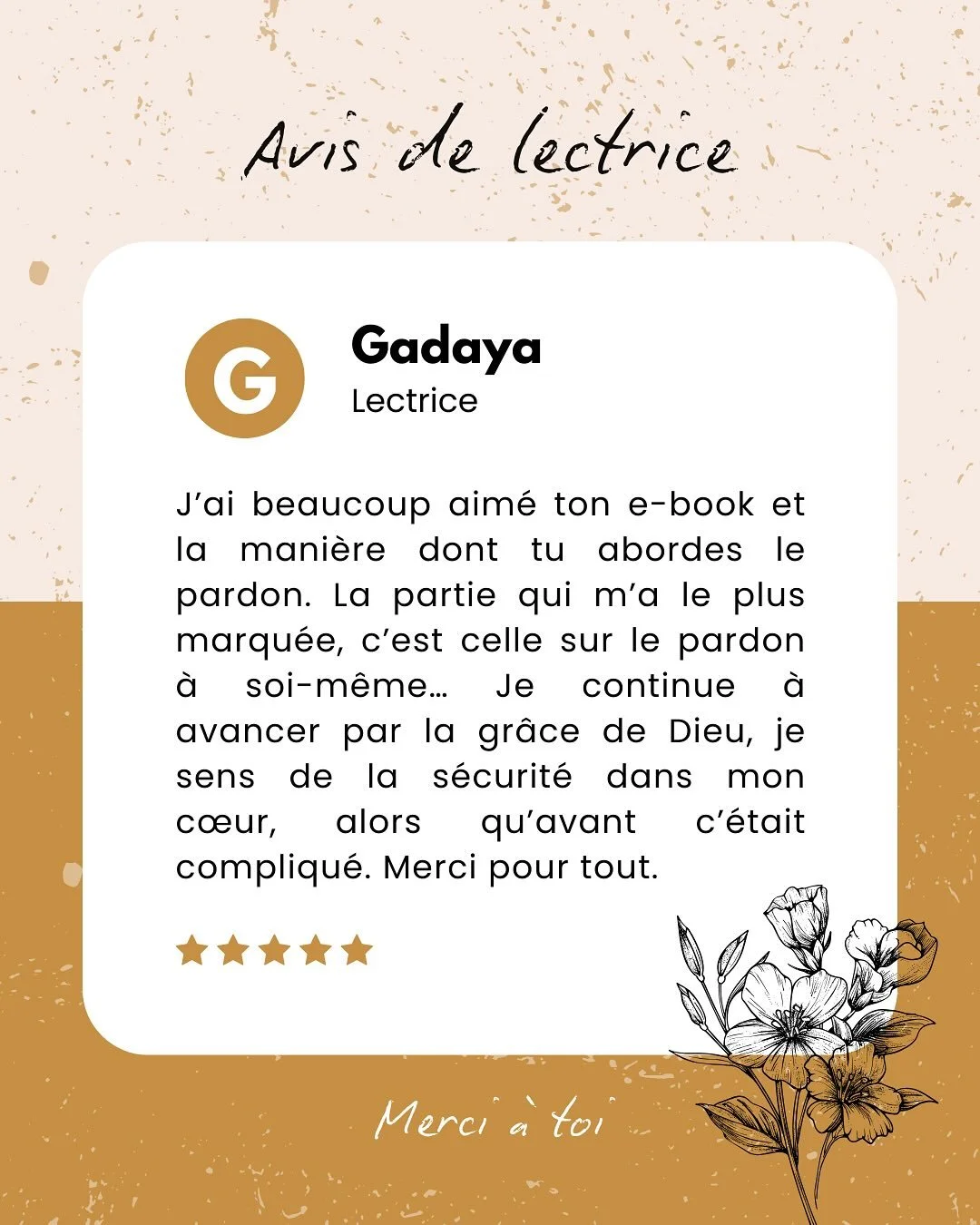 Merci 💖
Vous êtes nombreux à avoir téléchargé cet e-book et j’ai été touché par vos retours.
👉 Si toi aussi tu l’as lu, j’aimerais beaucoup savoir ce qu’il a év
