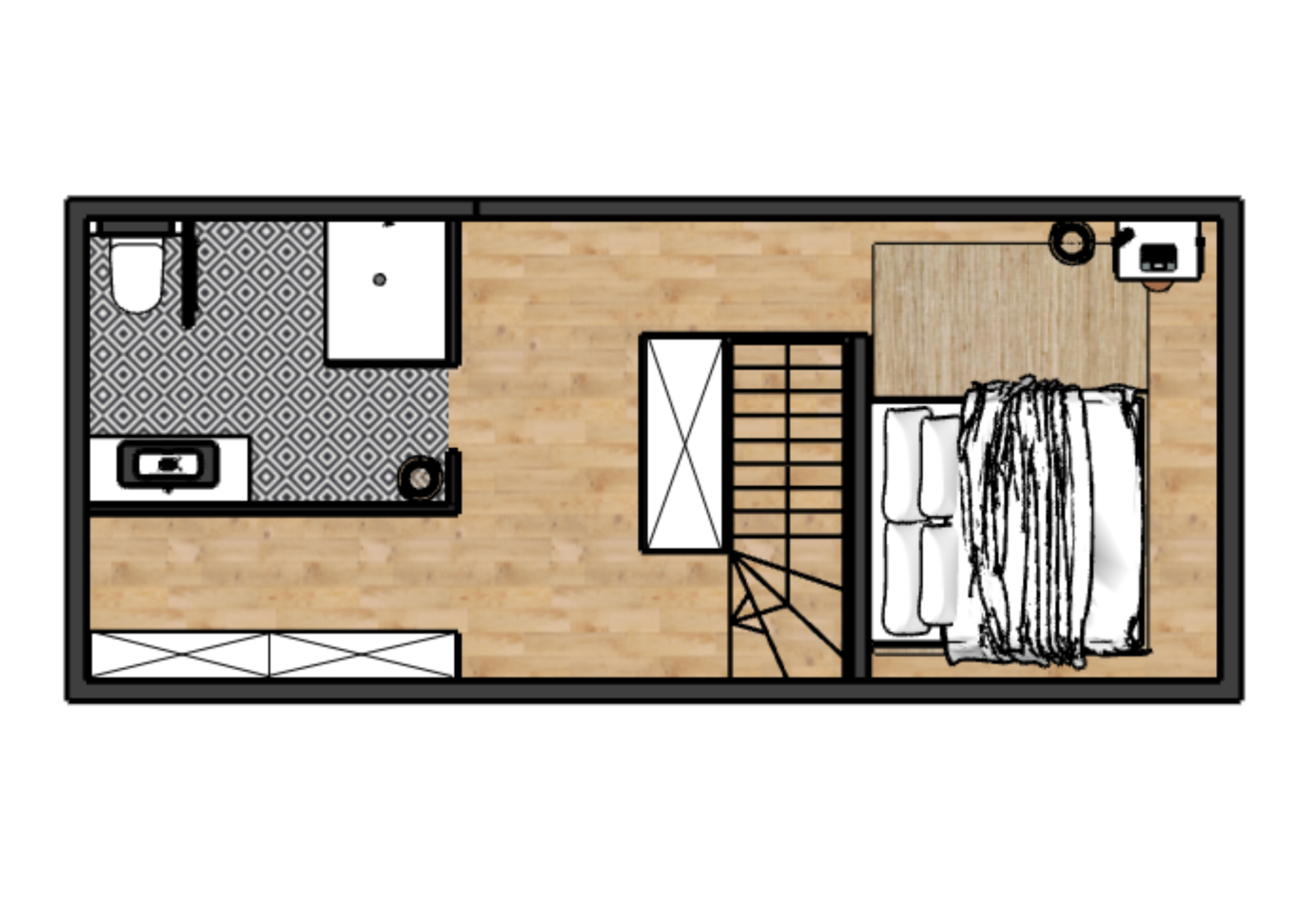 Moodview of the attic (Sketchup)