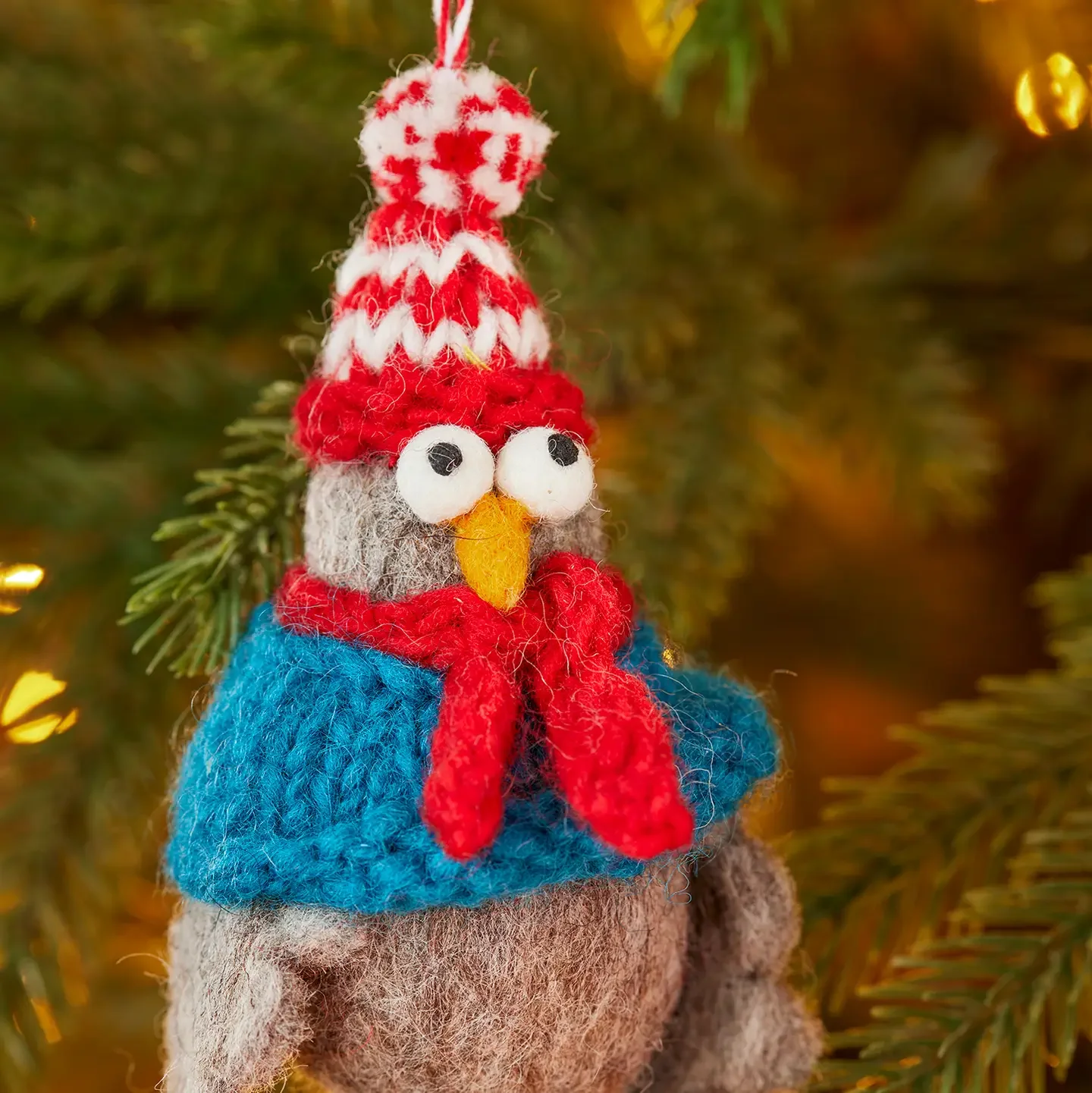 Pigeon Felt Decoration