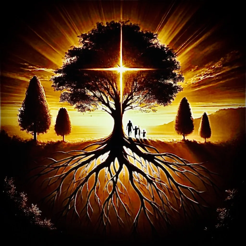 Tree of knowledge and life.