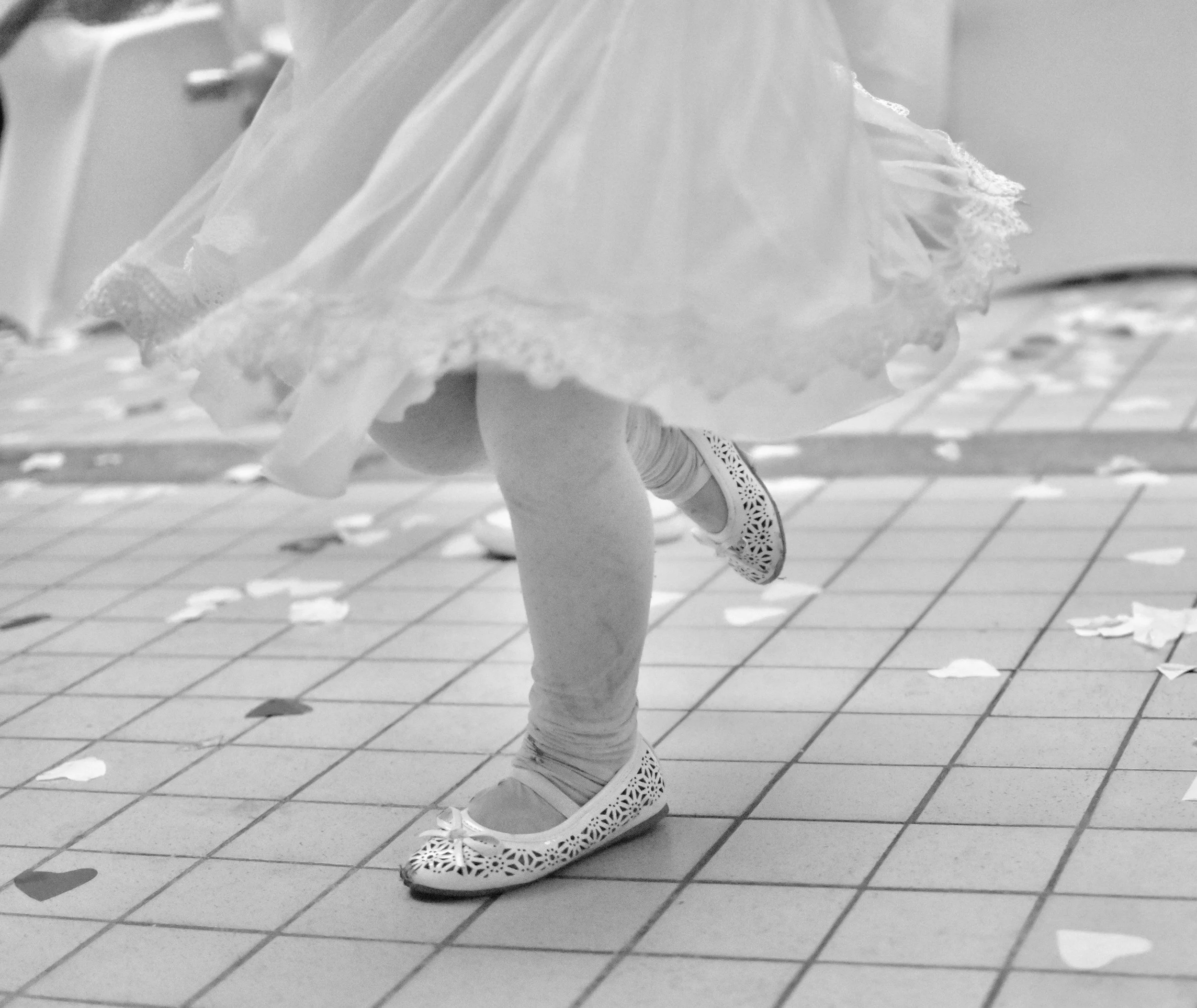 Dance class in session