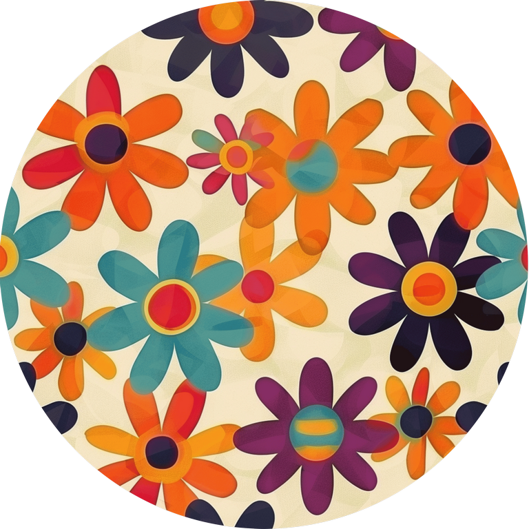 Groovy Blooms Car Coaster