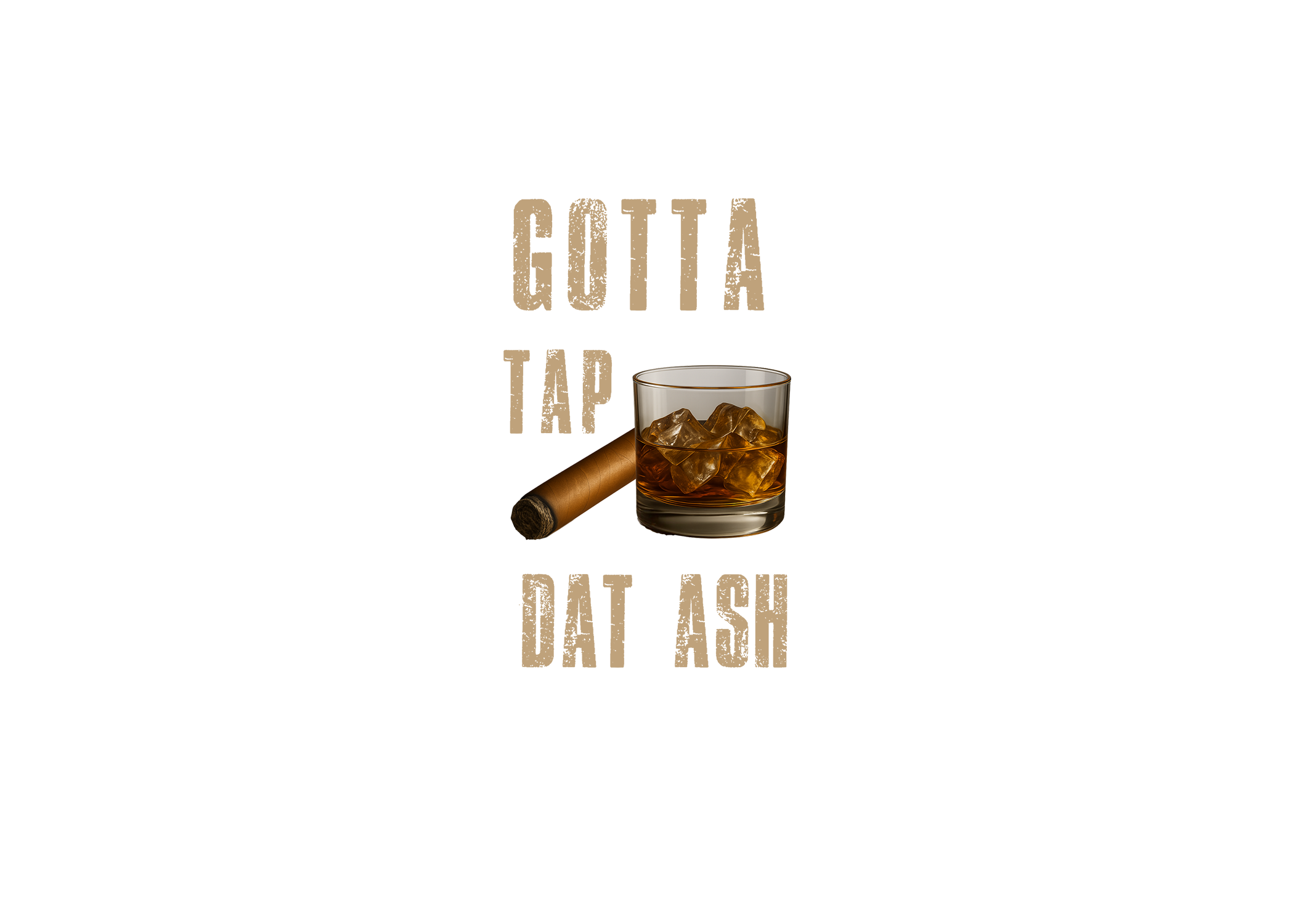 Digital Download - Modern Cigar & Bourbon Digital PNG