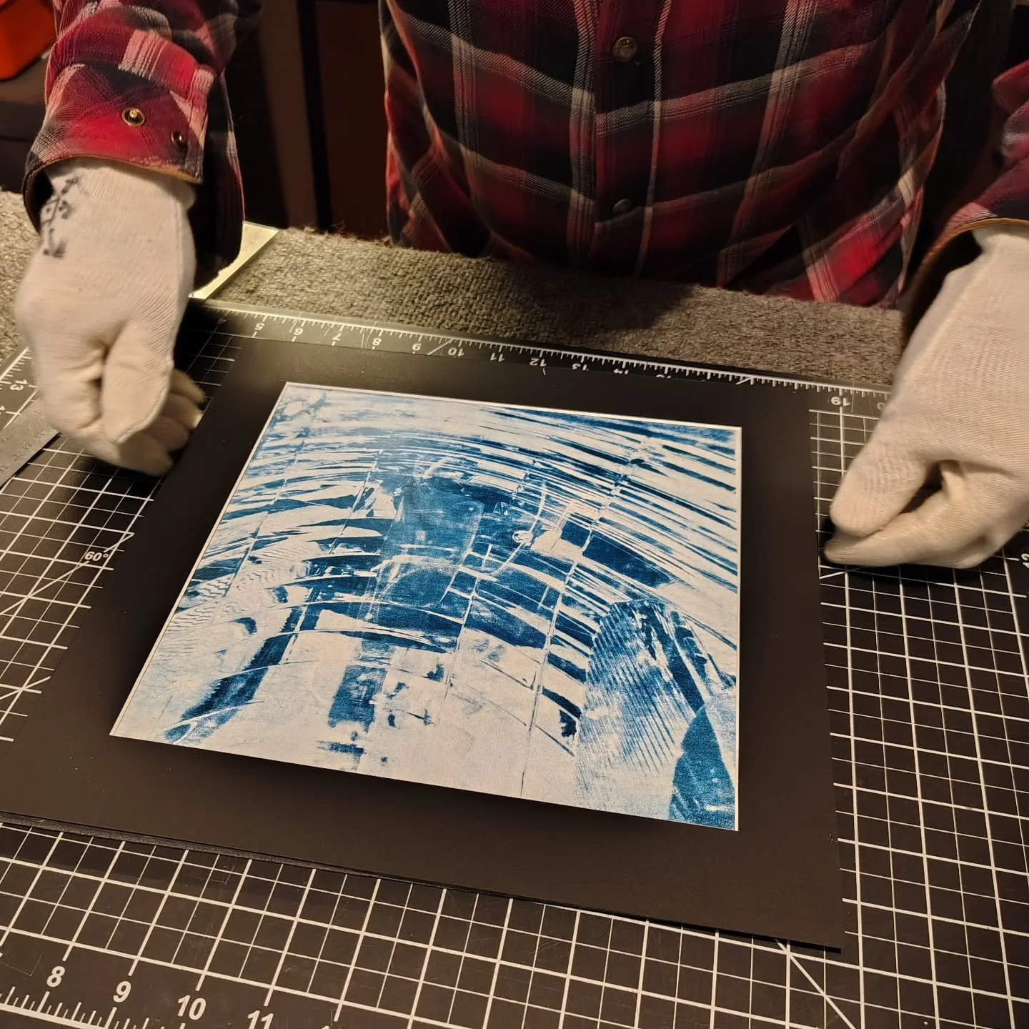 New artwork getting ready for its debut in the Chicago area Labor Day weekend.

#bromoil #artiststudio #handprinted #creatingart