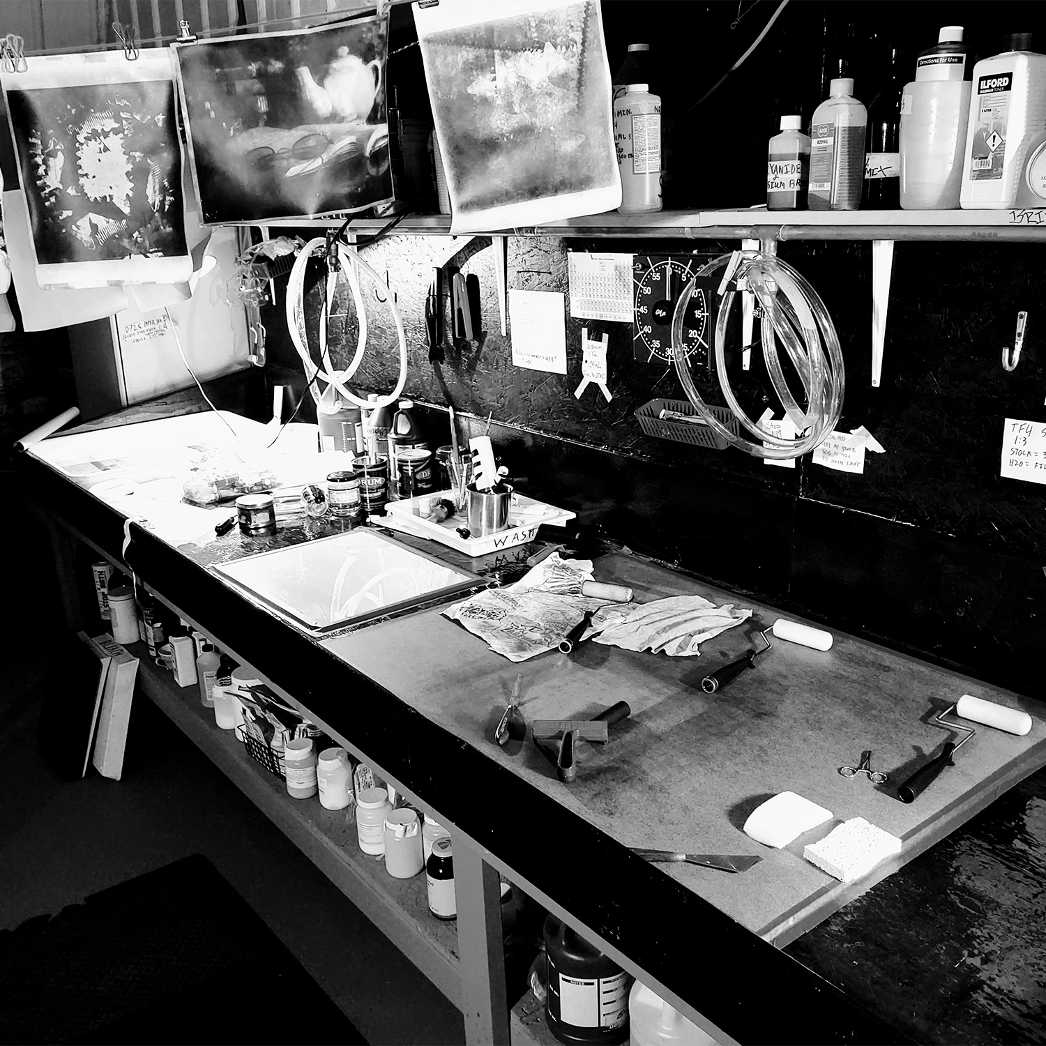 Darkroom inside S&C Design Studios.
