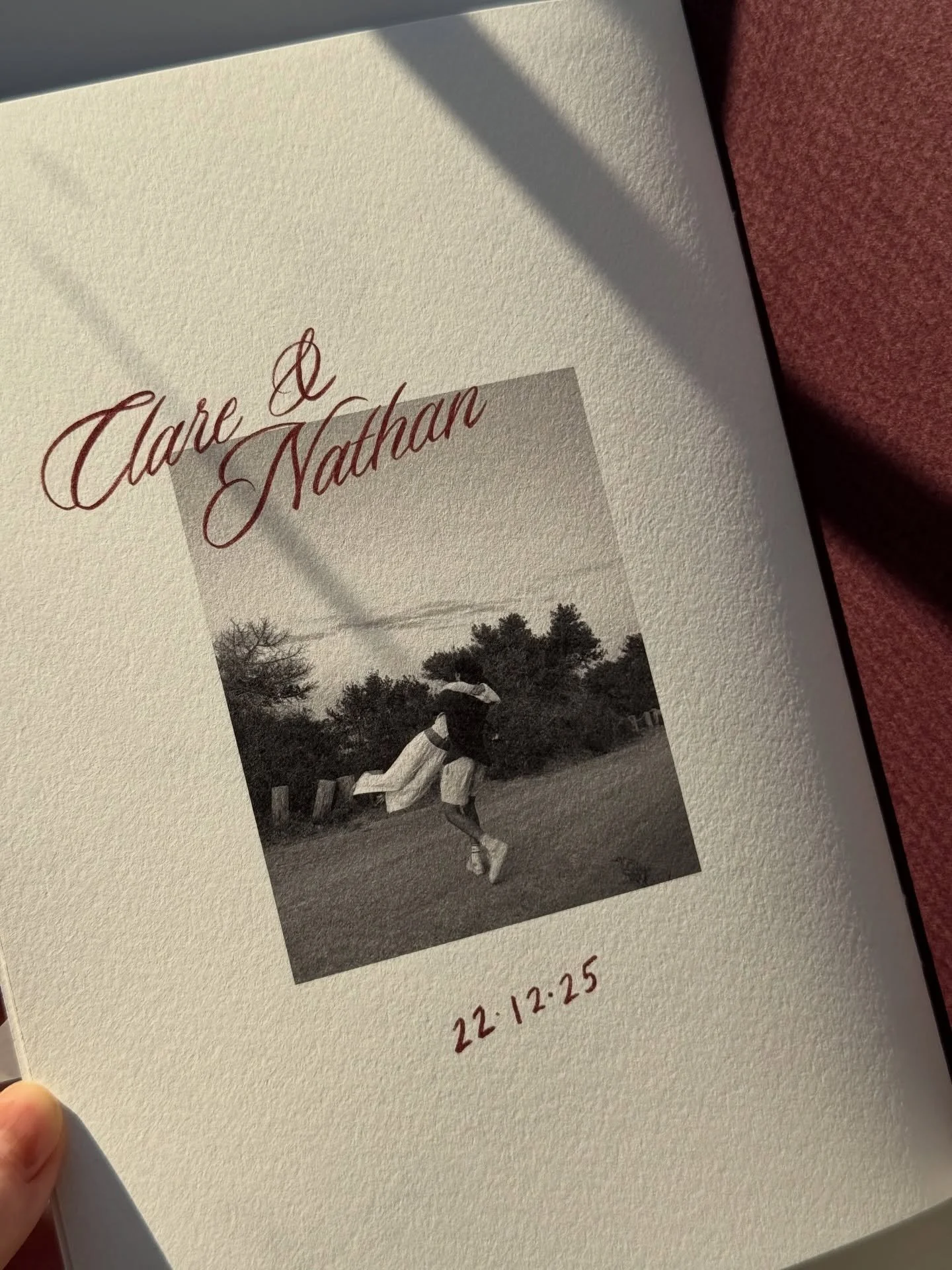 Orders of Service for church weddings don&rsquo;t have to be boring 🕊️ Clare wanted to keep it somewhat traditional, but annotated and edited like a book with hand-lettered notes and drawings. Filled with personal annotations and details, and printe