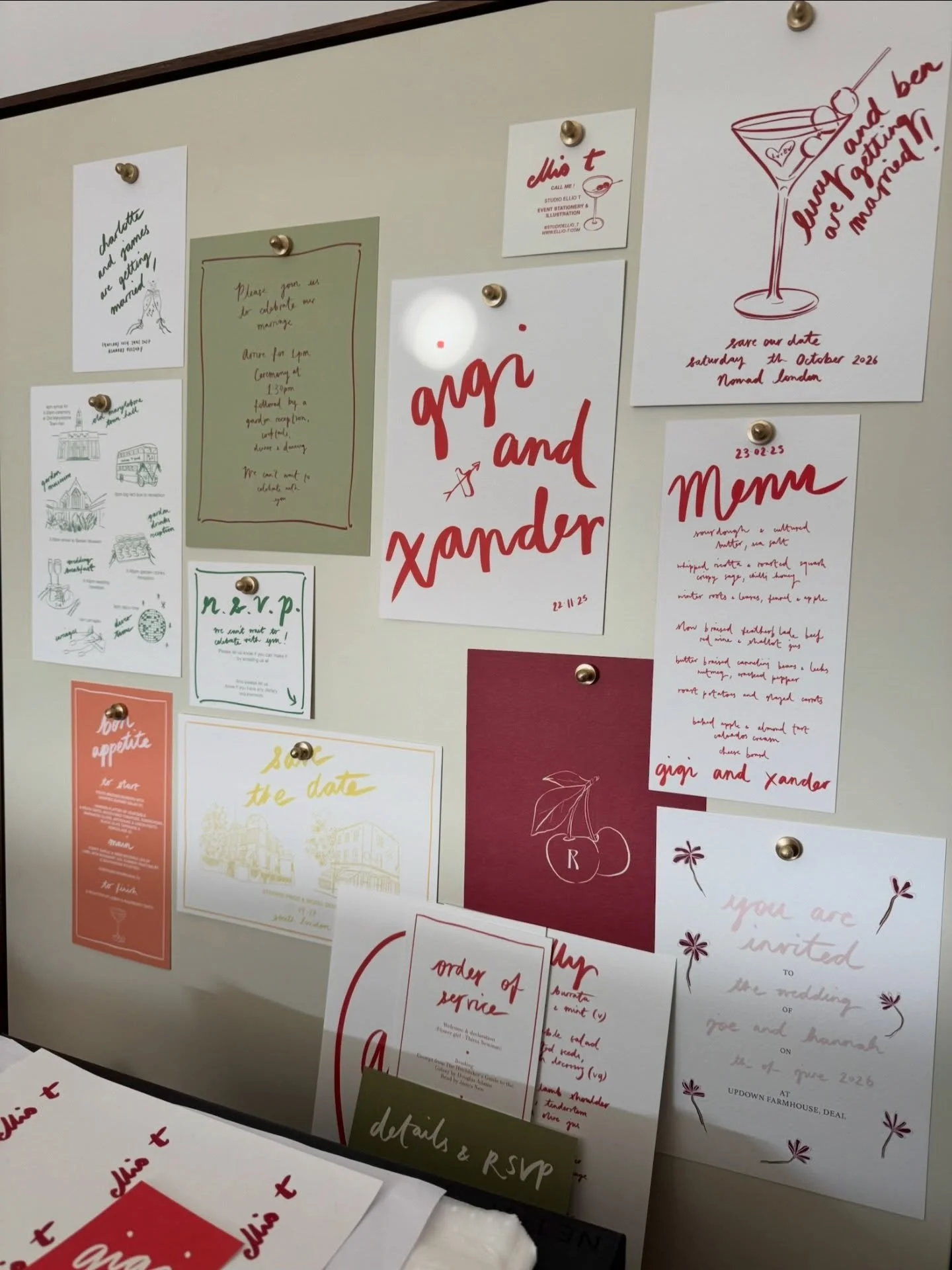 Finally getting a few pieces up in the Studio Ellio T office (read - my bedroom). Moodboarding has always been one of my strengths and favourite things to do - what better then to moodboard on a giant scale with your own work! I&rsquo;ve already run 