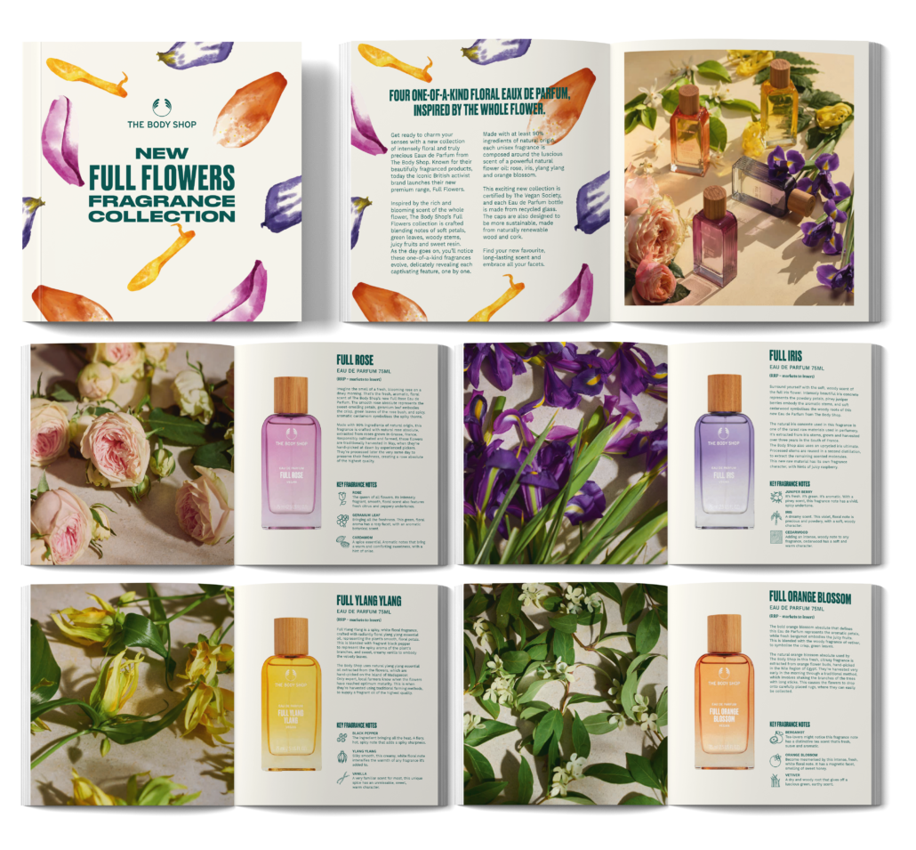 Brochure copy for full flowers launch