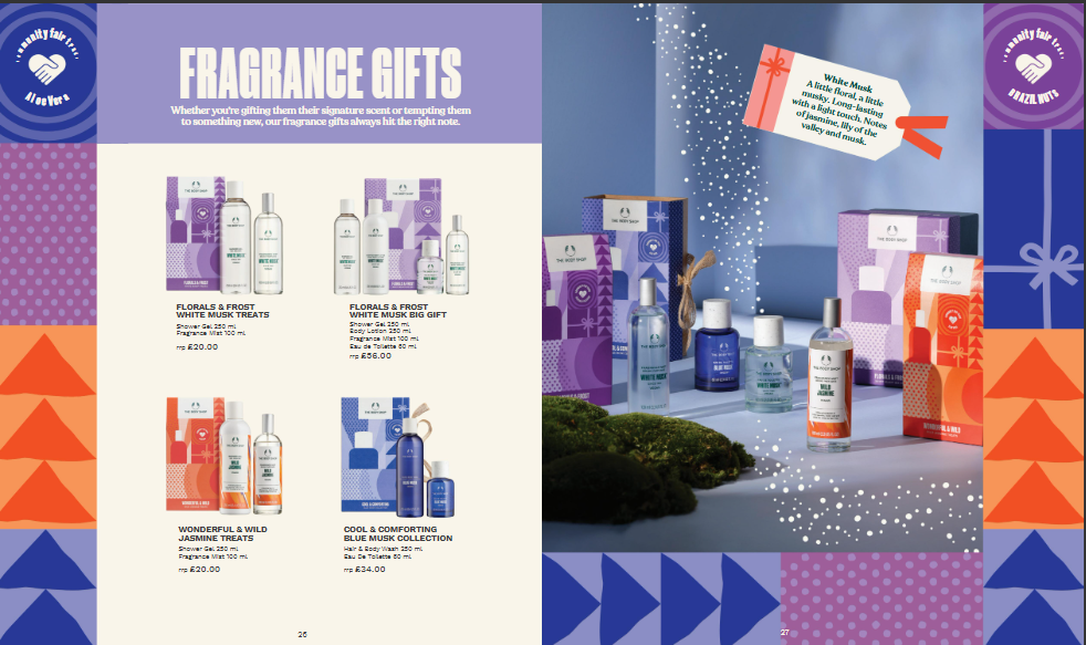 Christmas brochure copy