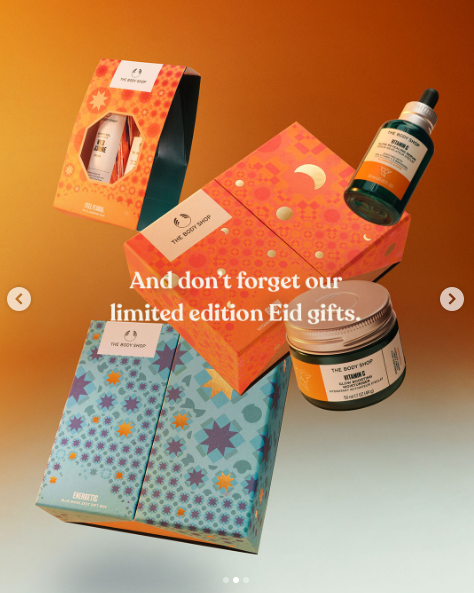 Social copy for Ramadan/Eid campaign