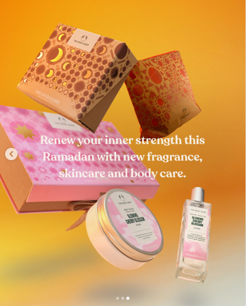 Social copy for Ramadan/Eid campaign