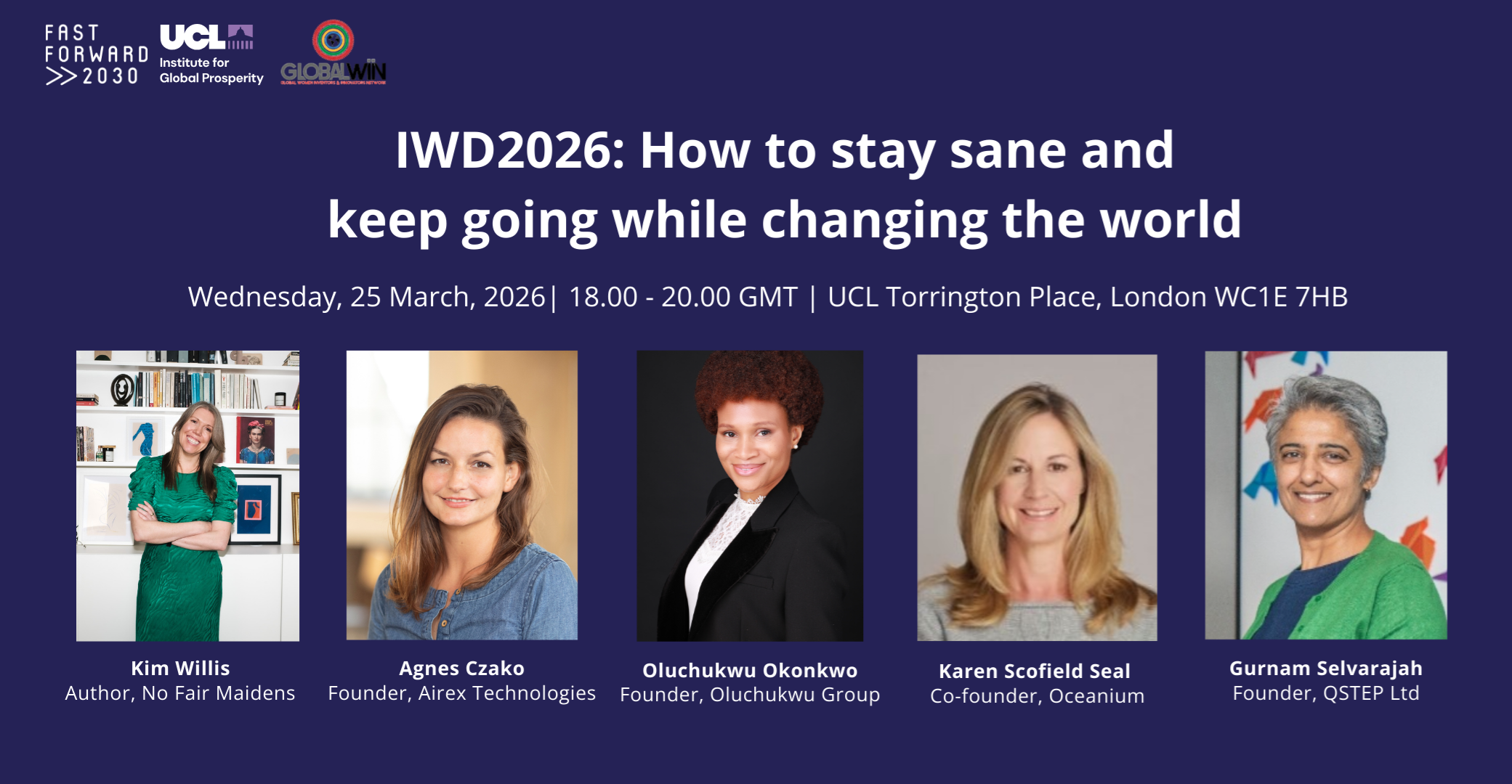 Female founders: How to stay sane and keep going while changing the world