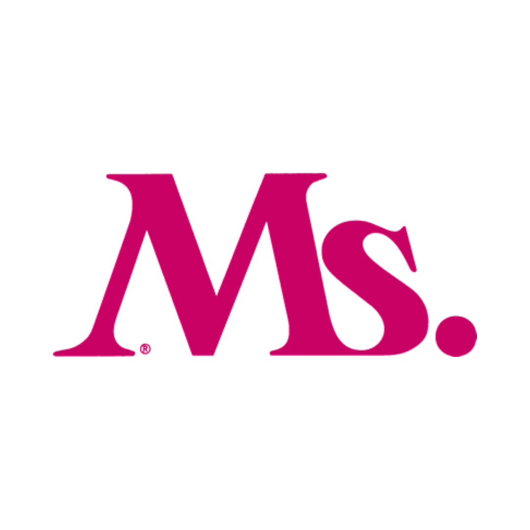 Ms. Magazine logo in pink