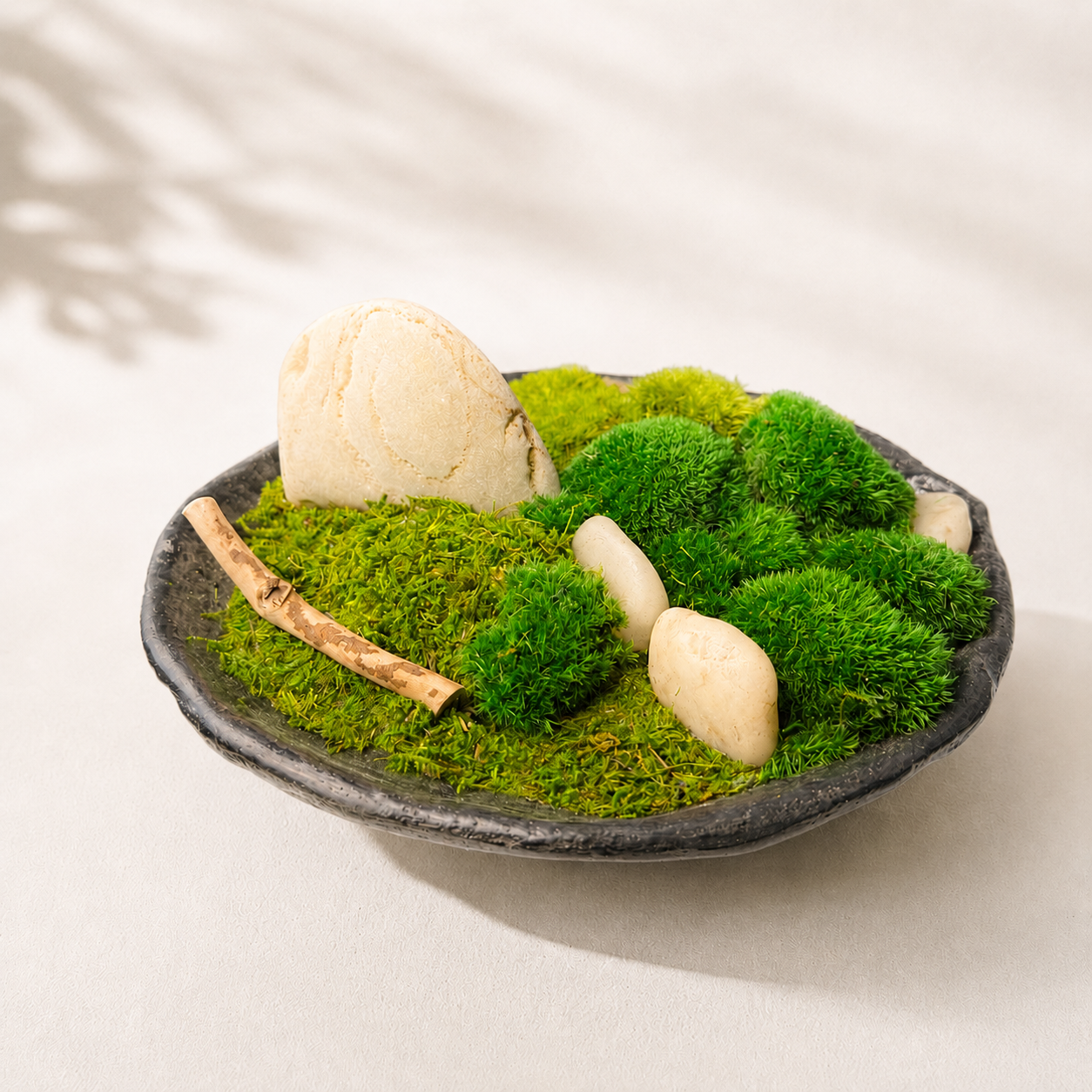 Stone Rising Moss Bowl