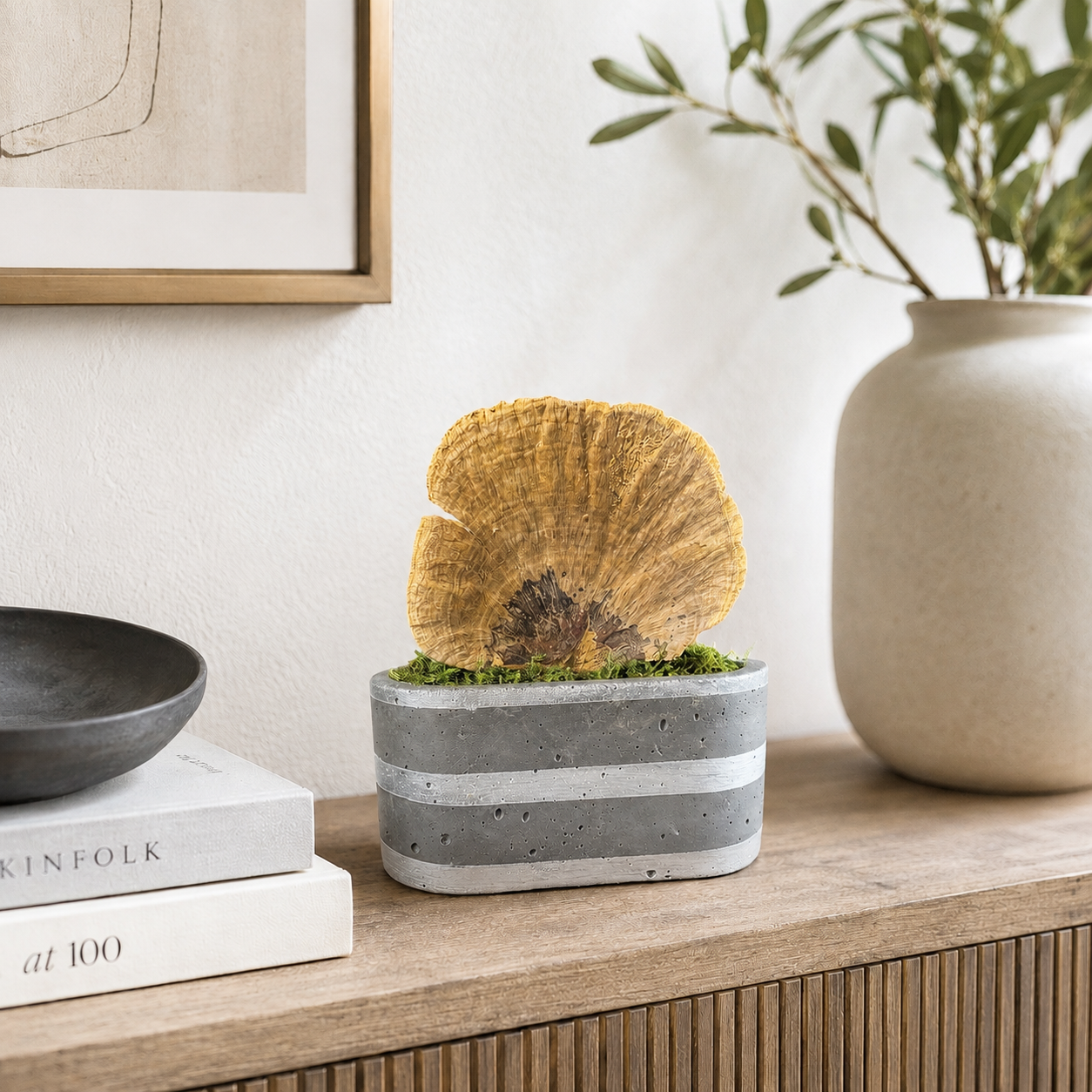 Woodland Fan Moss Bowl