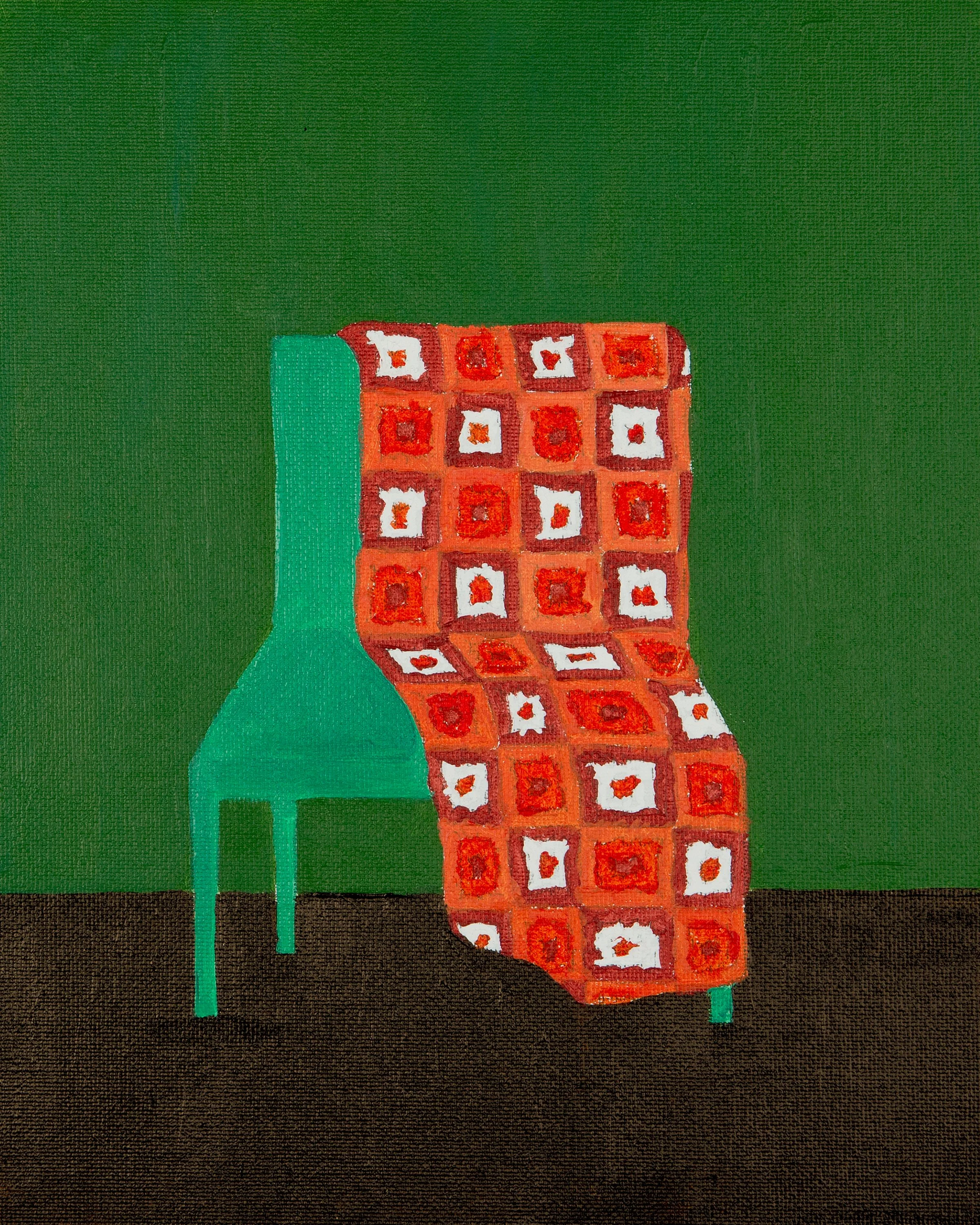 Chair With Granny Squares