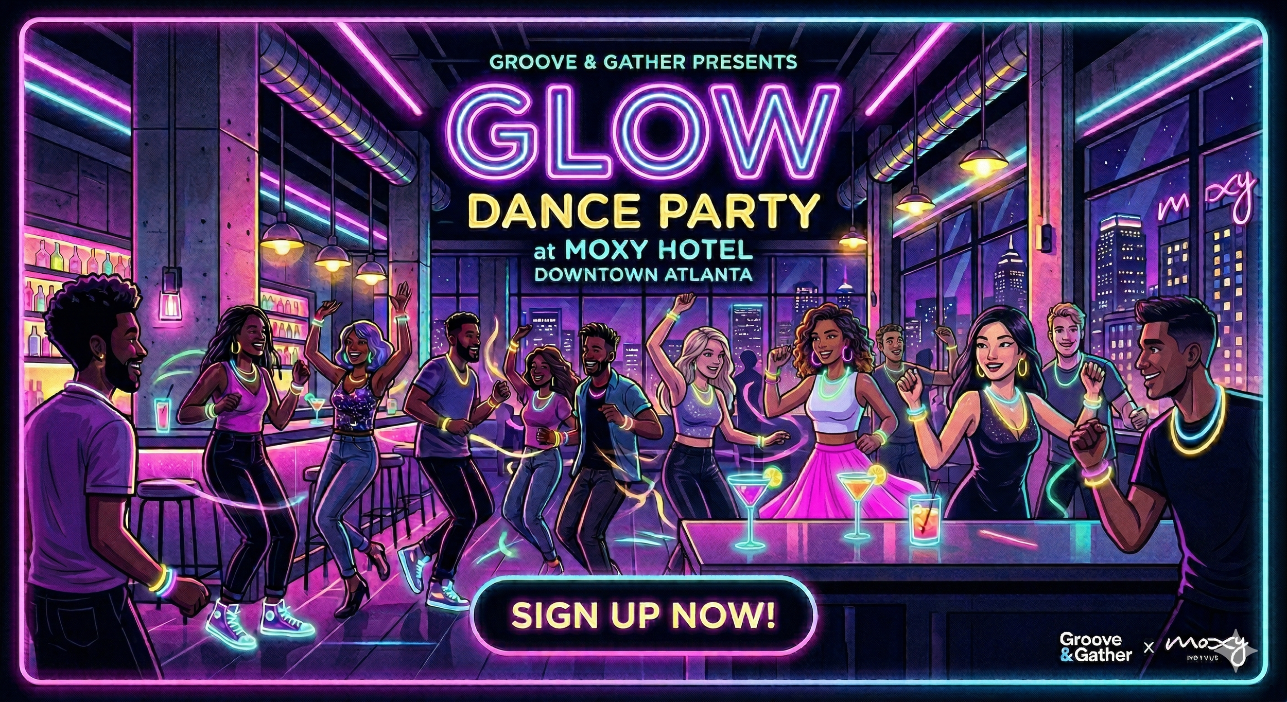 MOXY GLOW PARTY