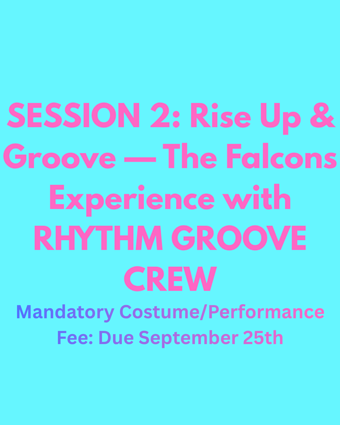 Rhythm's Session 2: Rise Up & Groove - The Falcons Experience