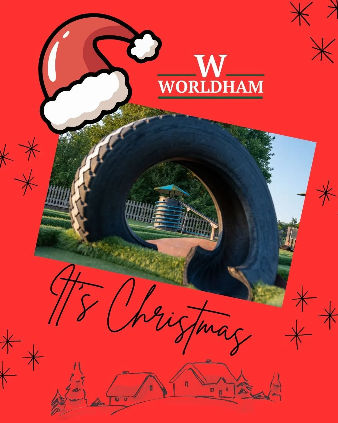 Our crazy golf is open during the Christmas Holidays (except Christmas Day!). 
Great fun for the whole family!