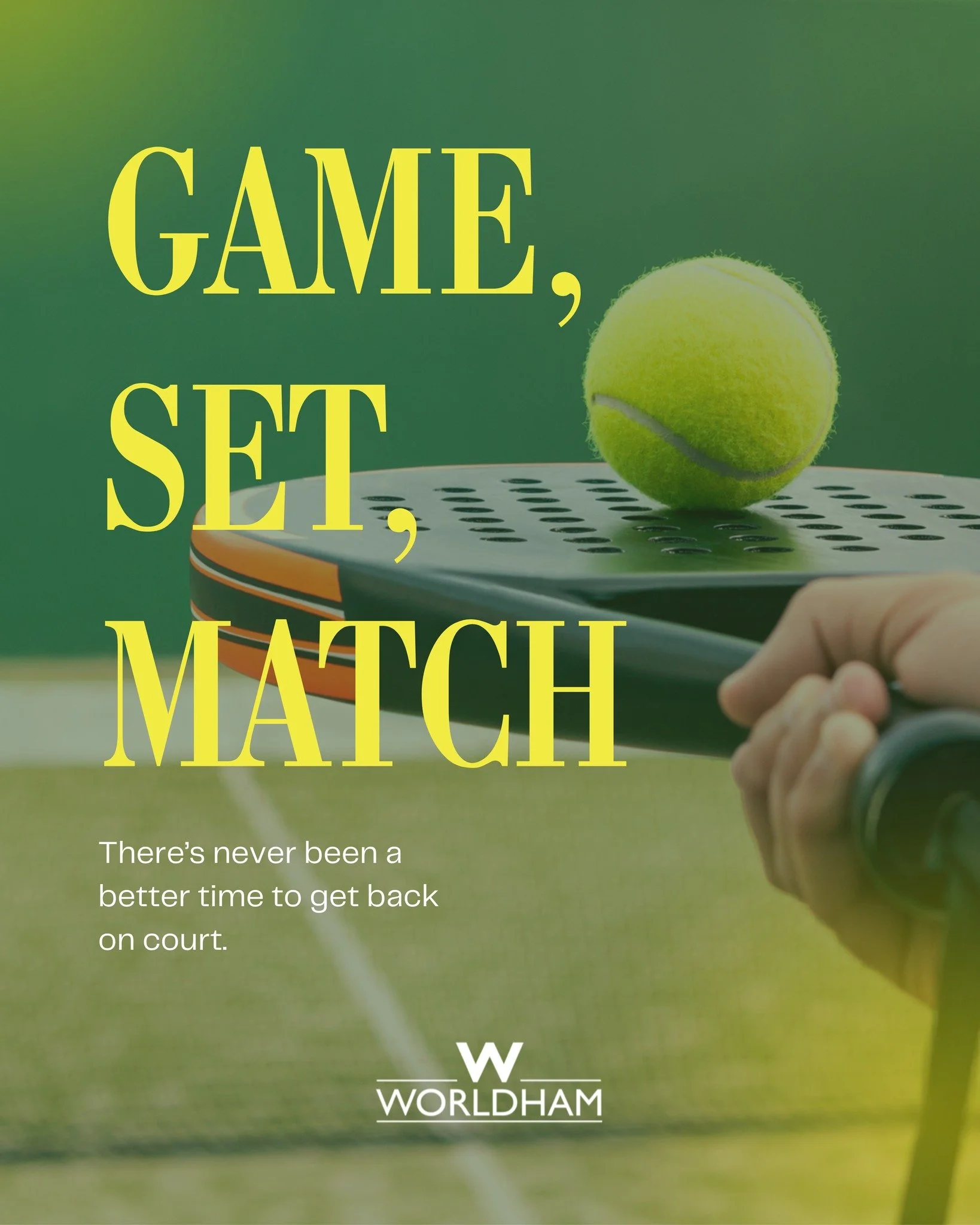 Longer days. Better weather. Game on. ☀️🎾

With spring settling in, our outdoor courts are in prime condition &mdash; perfect light, fresh air, and longer evenings to play. 🌿

If you&rsquo;ve been waiting for the right moment to get back on court, 