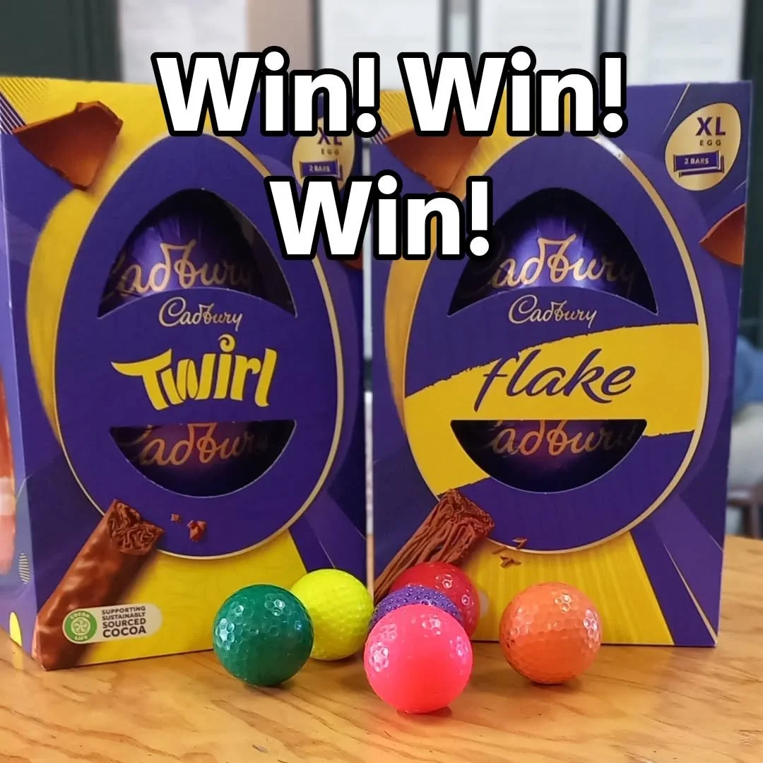 The Easter Bunny 🐰 has left some delicious prizes for 2 lucky people playing crazy golf this week! 

See you at Worldham! 

#crazygolf #easterholiday #thingstodoinhampshire