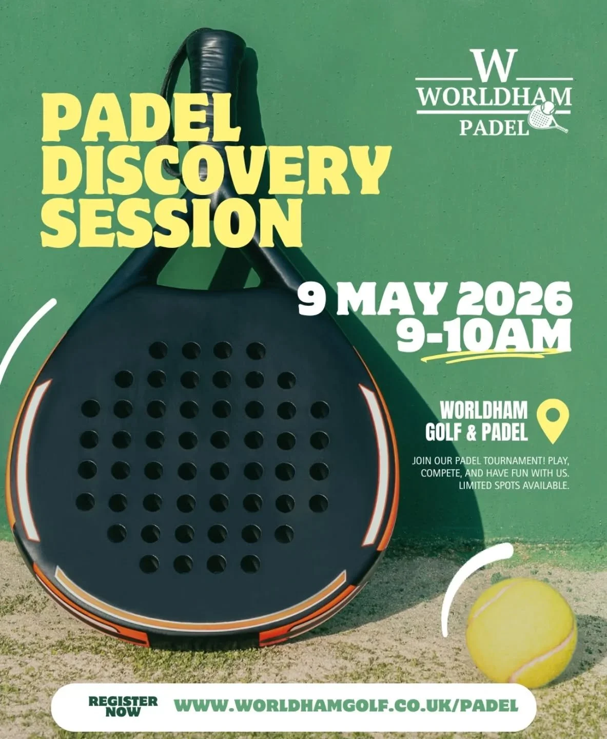 What are your plans for Saturday morning? 

We are hosting our next intro to padel session on Saturday from 9 - 10am! 

Sign up, come along and find out for yourself why it's the fastest growing sport! 

#padelinstagram #padel #padeltime