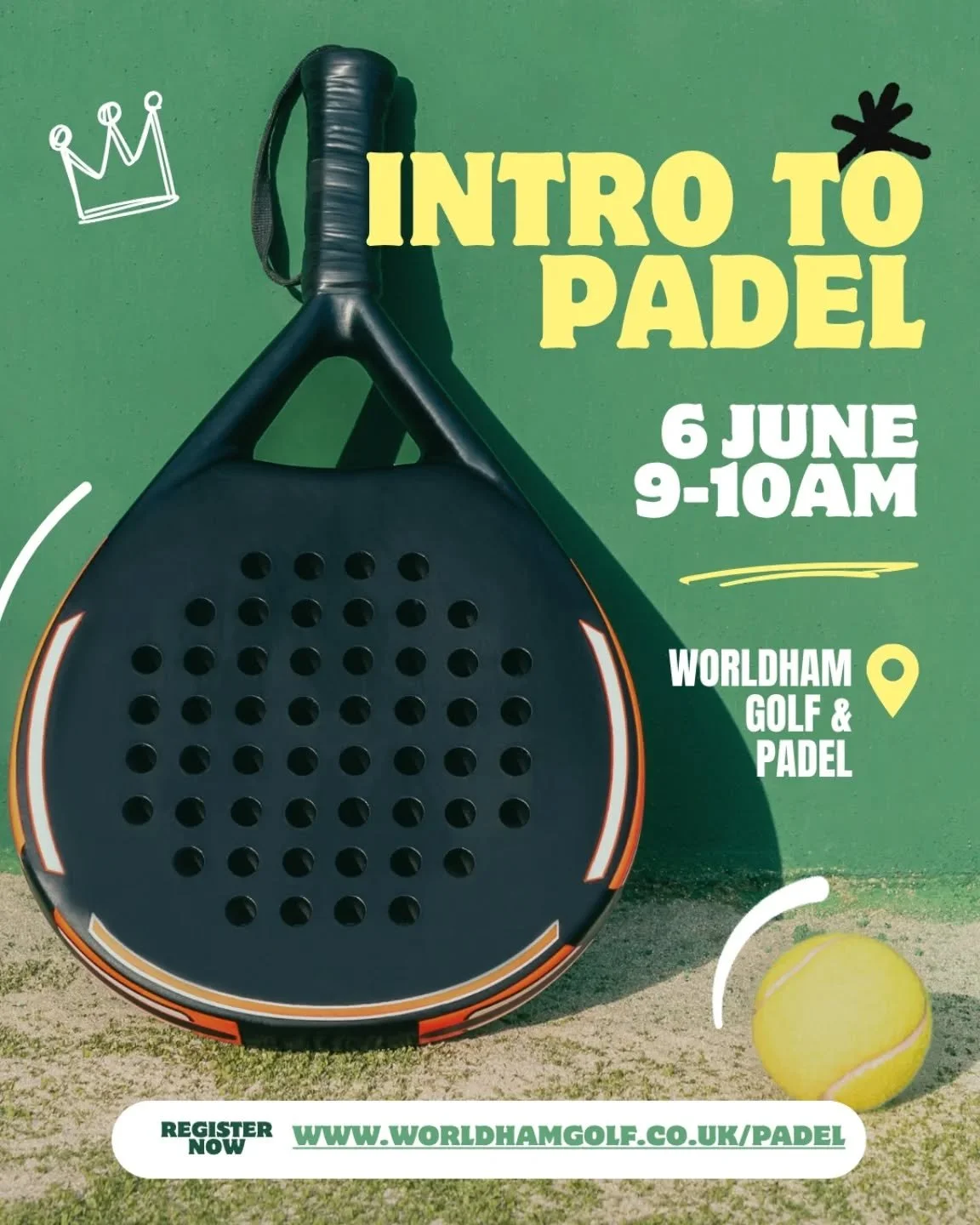 Are all your friends playing padel and you feel you are missing out?

Come to our Intro to Padel session on Saturday and you can become addicted too! 

Sign up on the link in the bio ... only &pound;5

#padelcoaching #padelinstagram #padelinhampshire