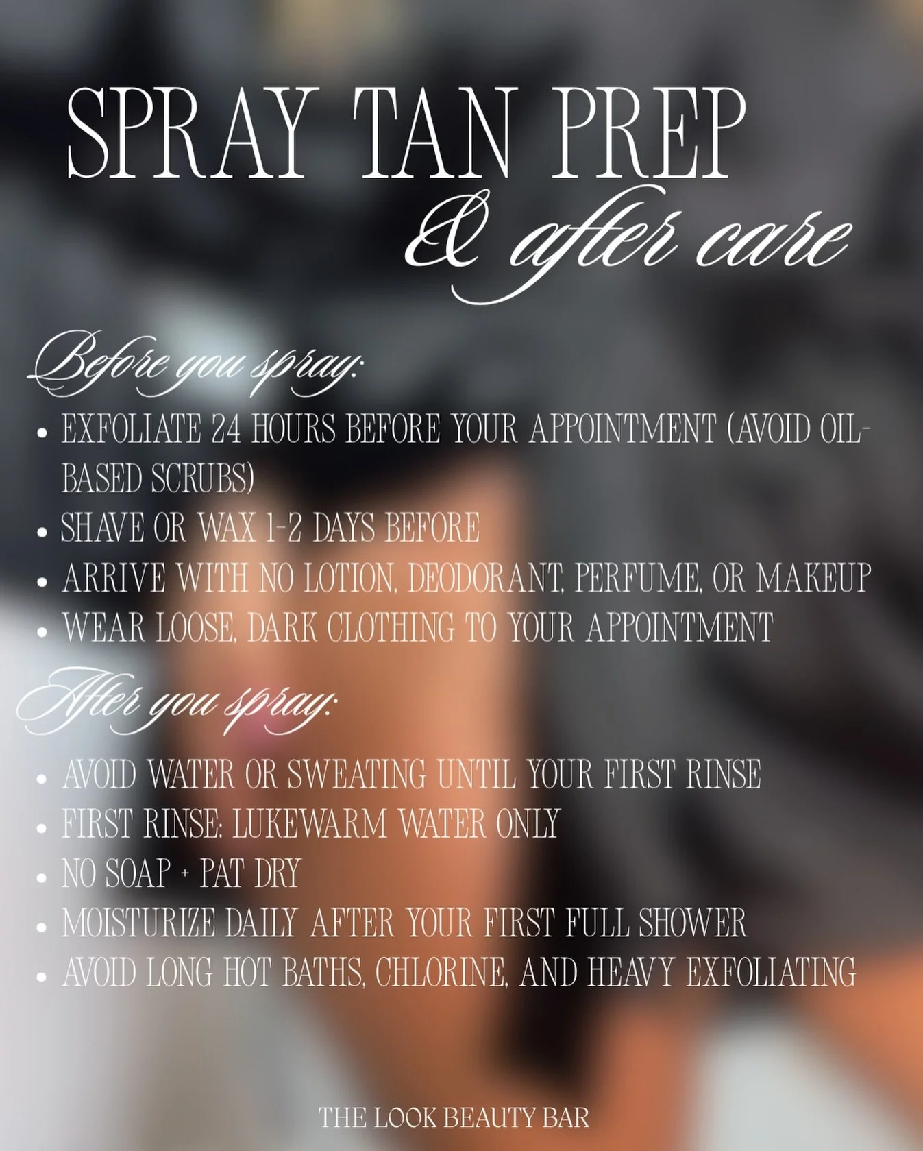 Save this for your next spray tan appointment&hellip;✨🌞💌