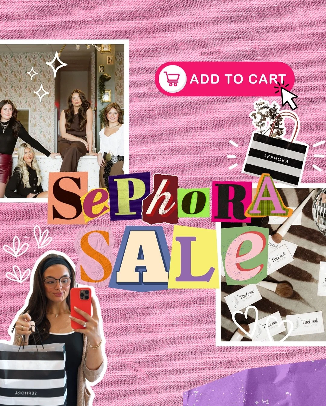 Are you shopping the Sephora sale? Click the link in our bio to shop our pick! 🛍️ 

#murfreeborotn #murfreesborosalon #nashvillesalon #sephorasale #sephorahaul