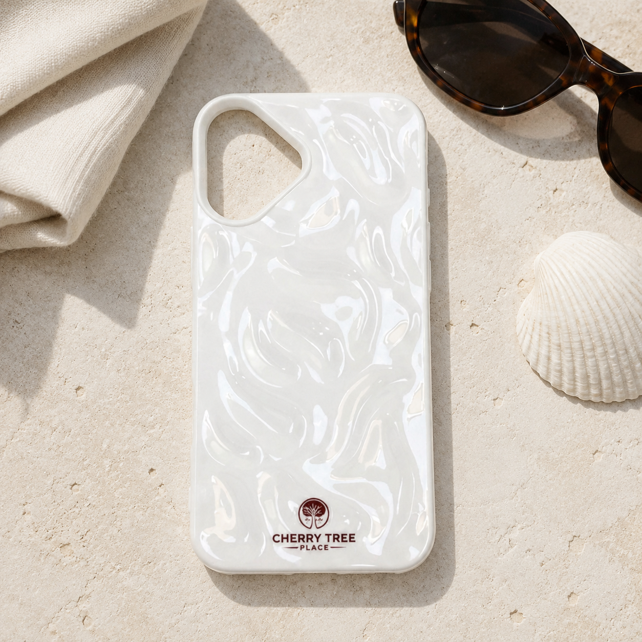 Pearlescent Ripple Phone Case Flat Lay.png