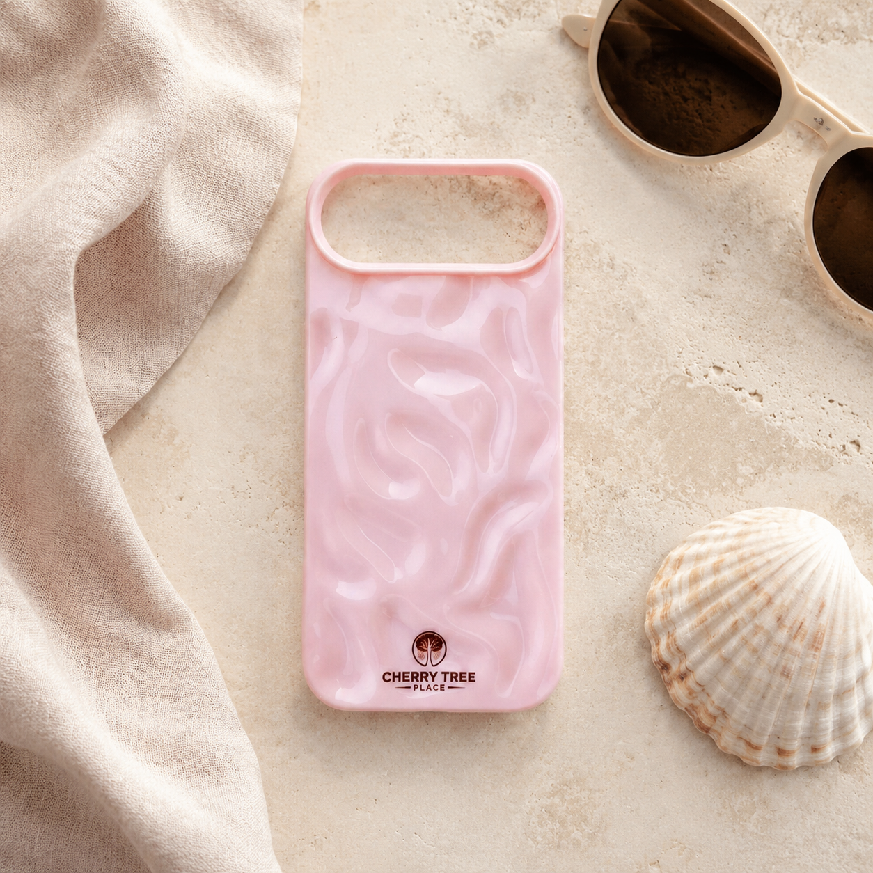 Blush Pearlescent Ripple Phone Case.png