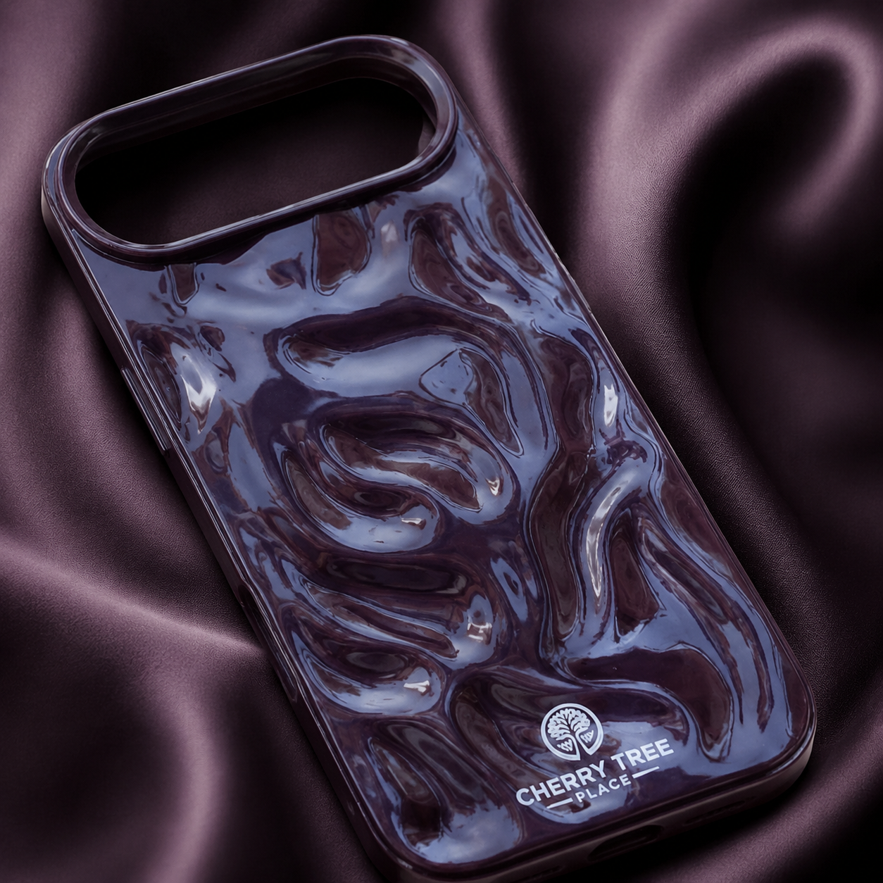 Glossy Plum Ripple Phone Case(1).png