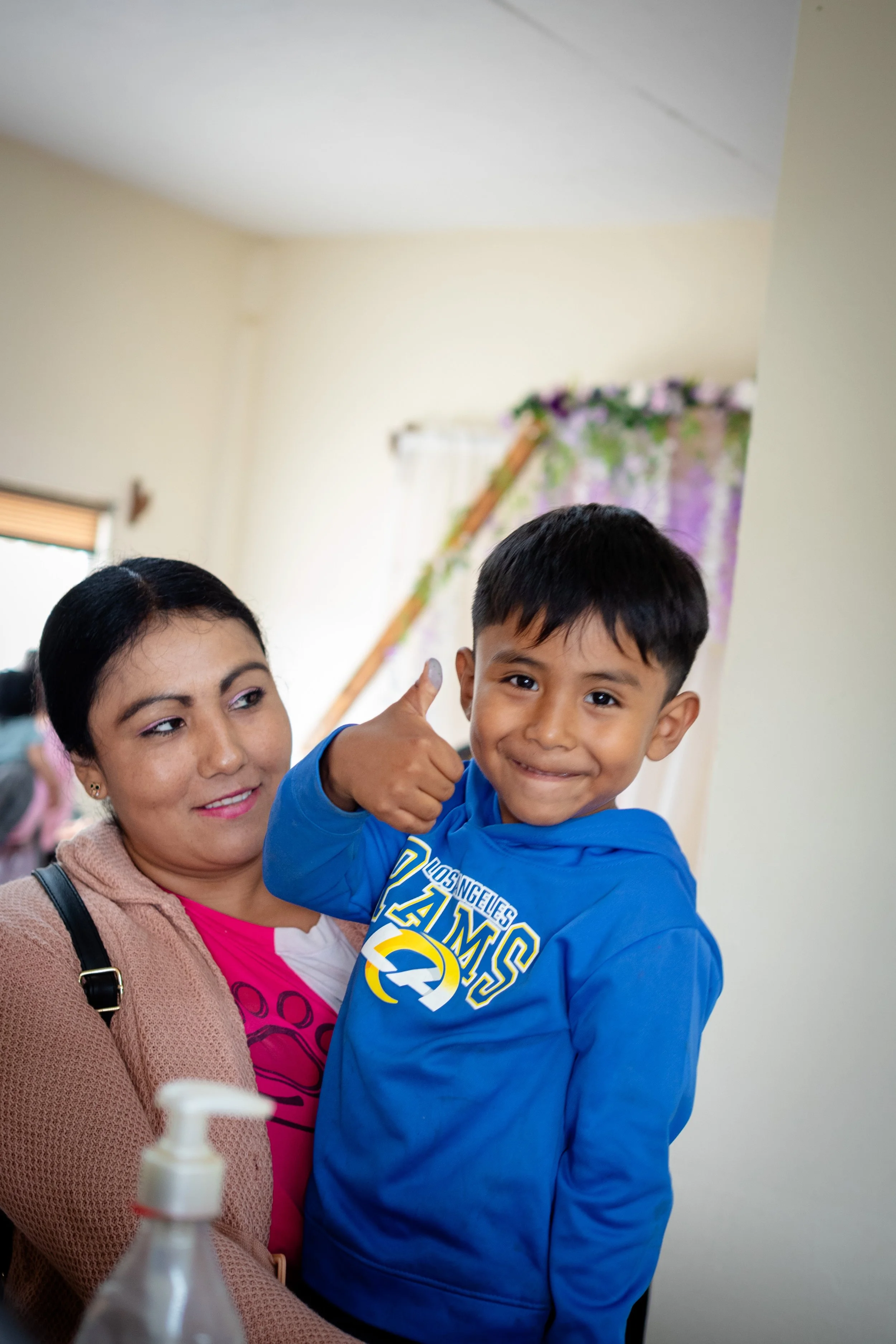 Marco Holds Up His ThumbPrint