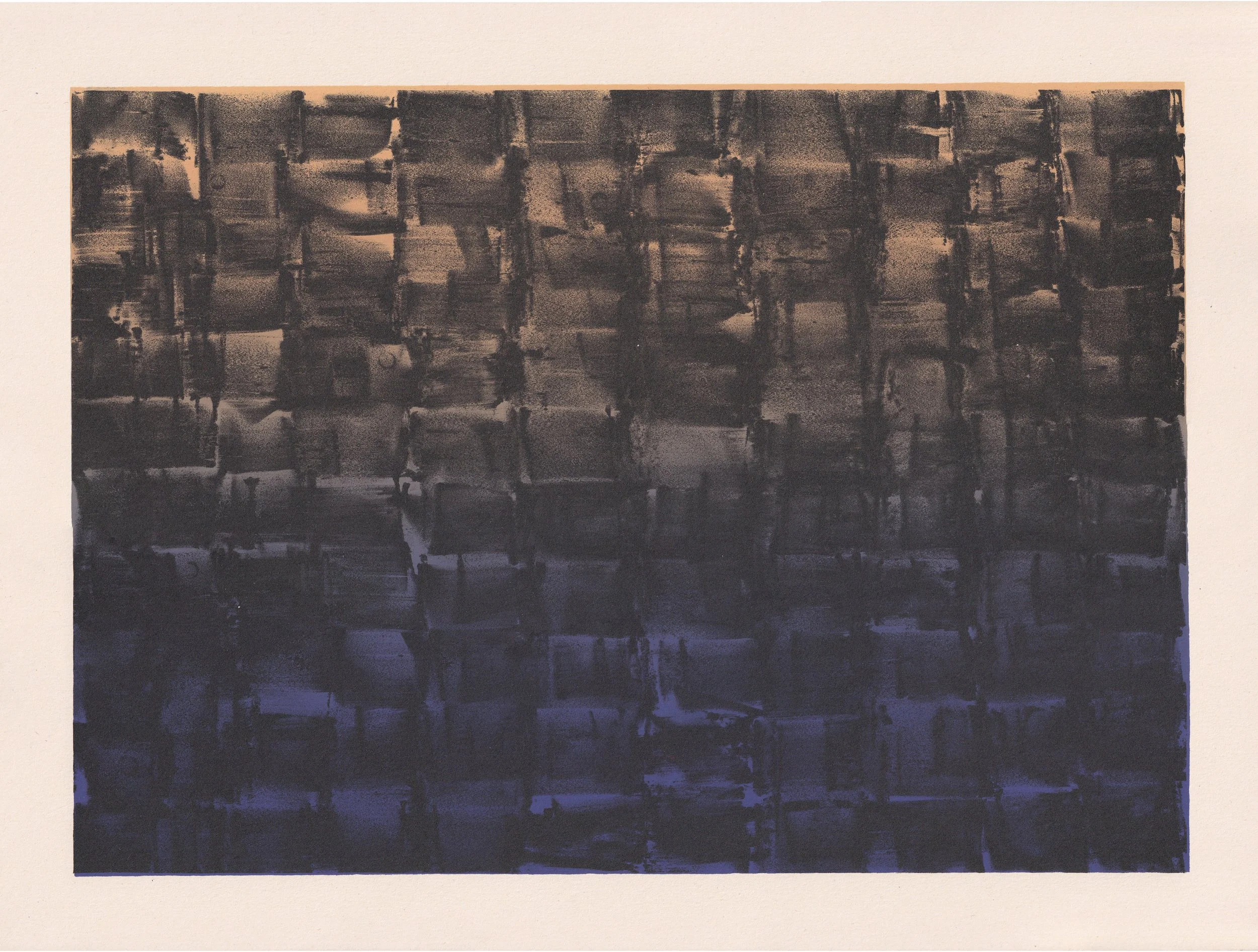 Rumbos Pesados, 2017. Lithograph on paper. Cynthia "Marris" Juárez.