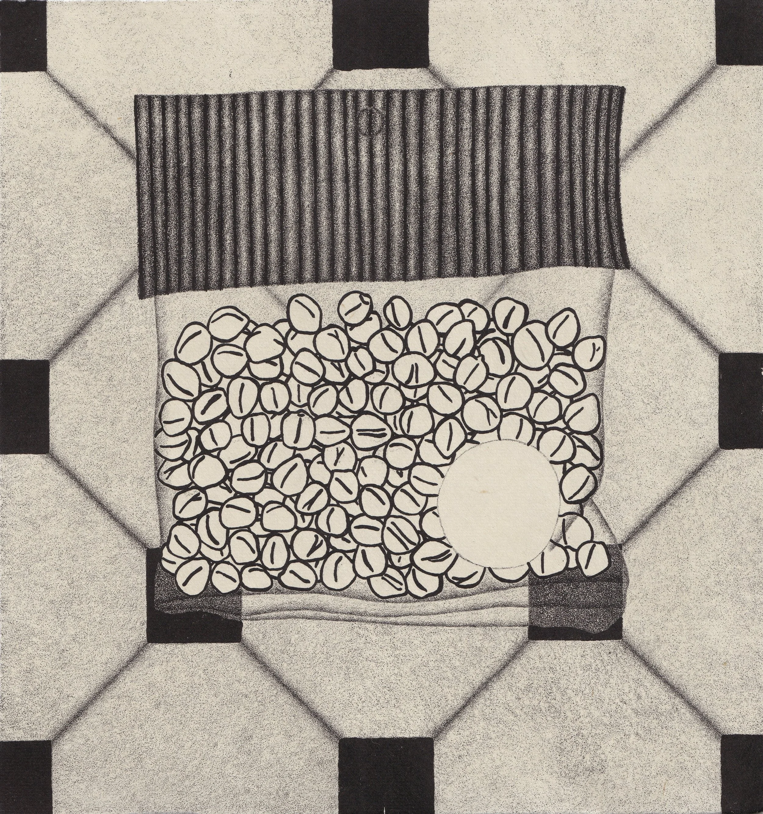 Botanas con Todo, 2024 (Cool). Lithograph on paper. Cynthia "Marris" Juárez.