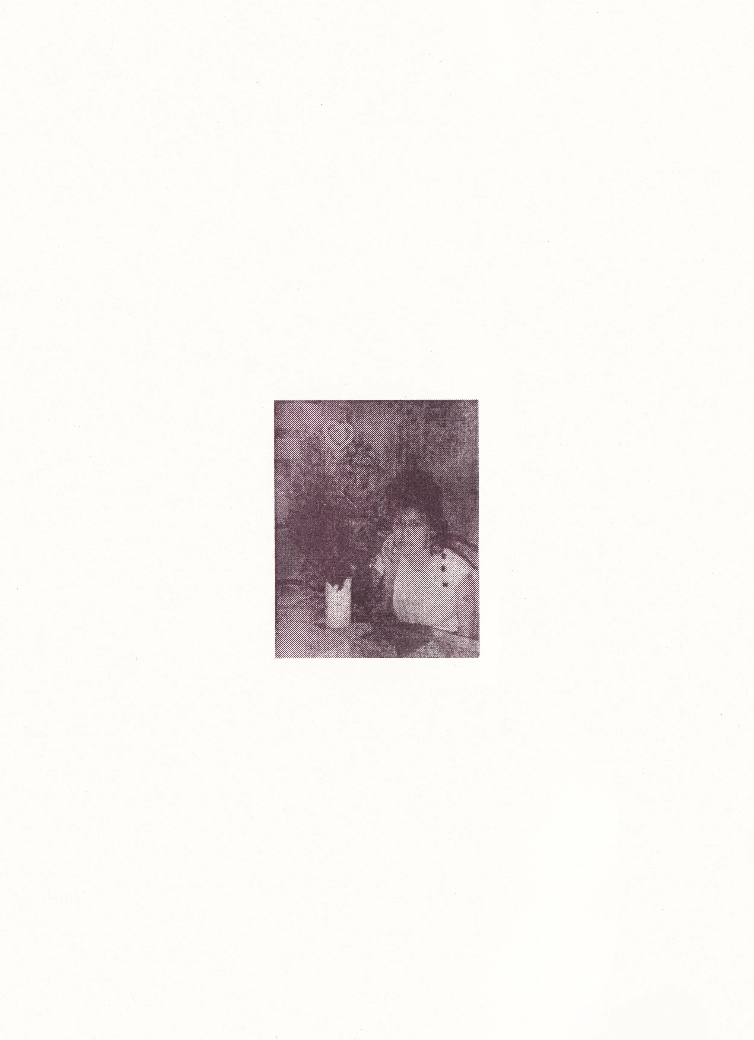 La Fotografía, 2018. Lithograph on paper. Cynthia "Marris" Juárez.