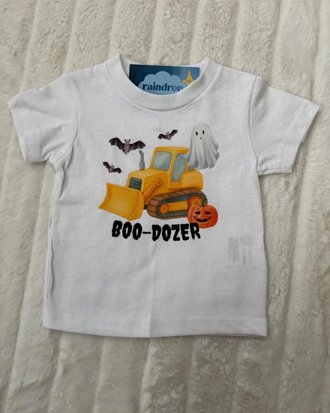 👻🚜 Say hello to the Boo-Dozer! Our first tee from the Rain &amp; Redemption: Fall Collection has officially rolled in, and it&rsquo;s ready to bring fun, not fright, to your kiddos fall wardrobe!

This is just the first drop 🌧🍂 &mdash; more faith